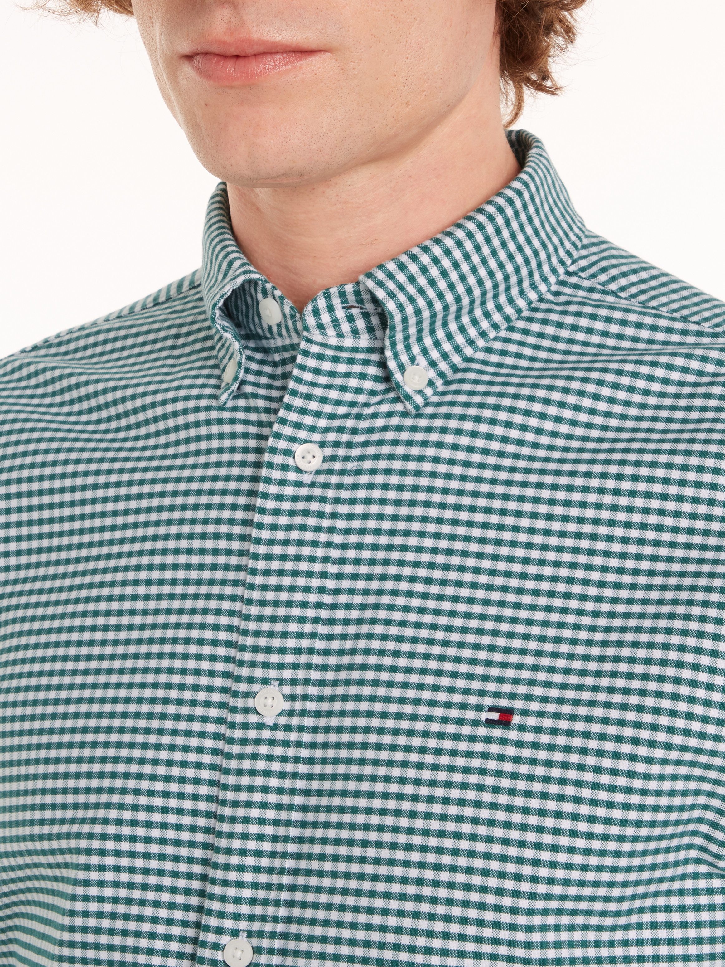 Tommy Hilfiger Overhemd met lange mouwen HERITAGE OXFORD GINGHAM RF SHIRT