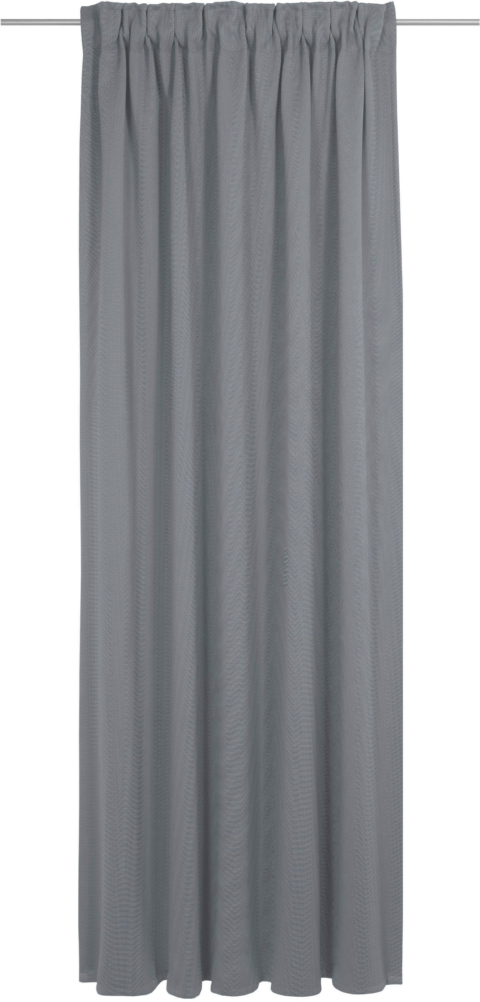 Wirth Gordijn Uni Collection Light (1 stuk) vitrage maat - blauw