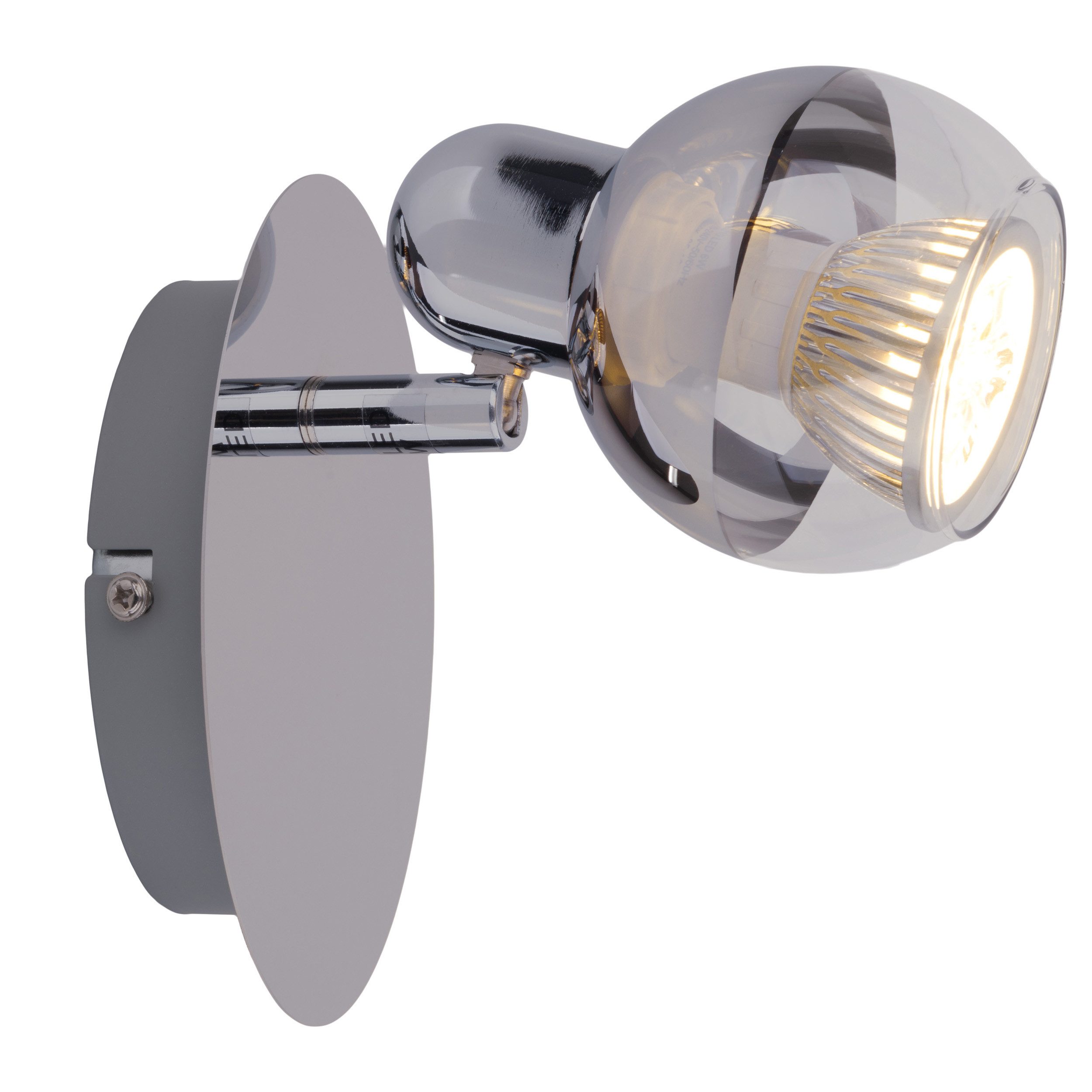 näve Wandlamp Boccia 1-lamps, glas in amber d: 23,5cm, toevoerkabel 150cm zwart, e27 excl. lichtbron (1 stuk)
