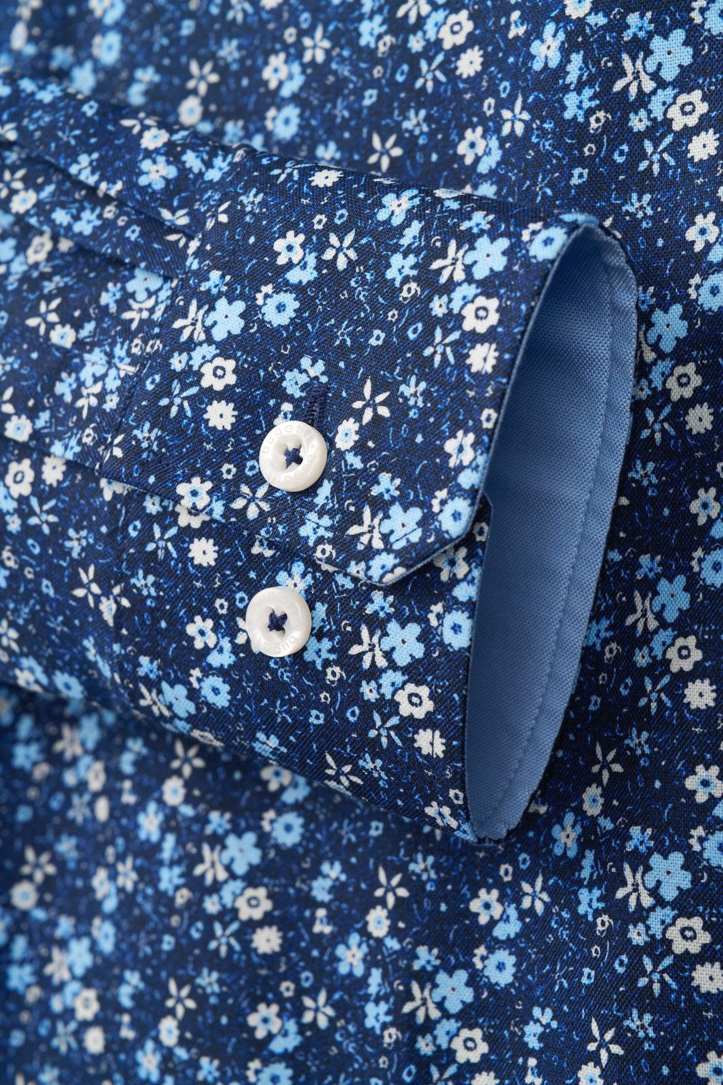 Bugatti Overhemd met lange mouwen met bloemenprint