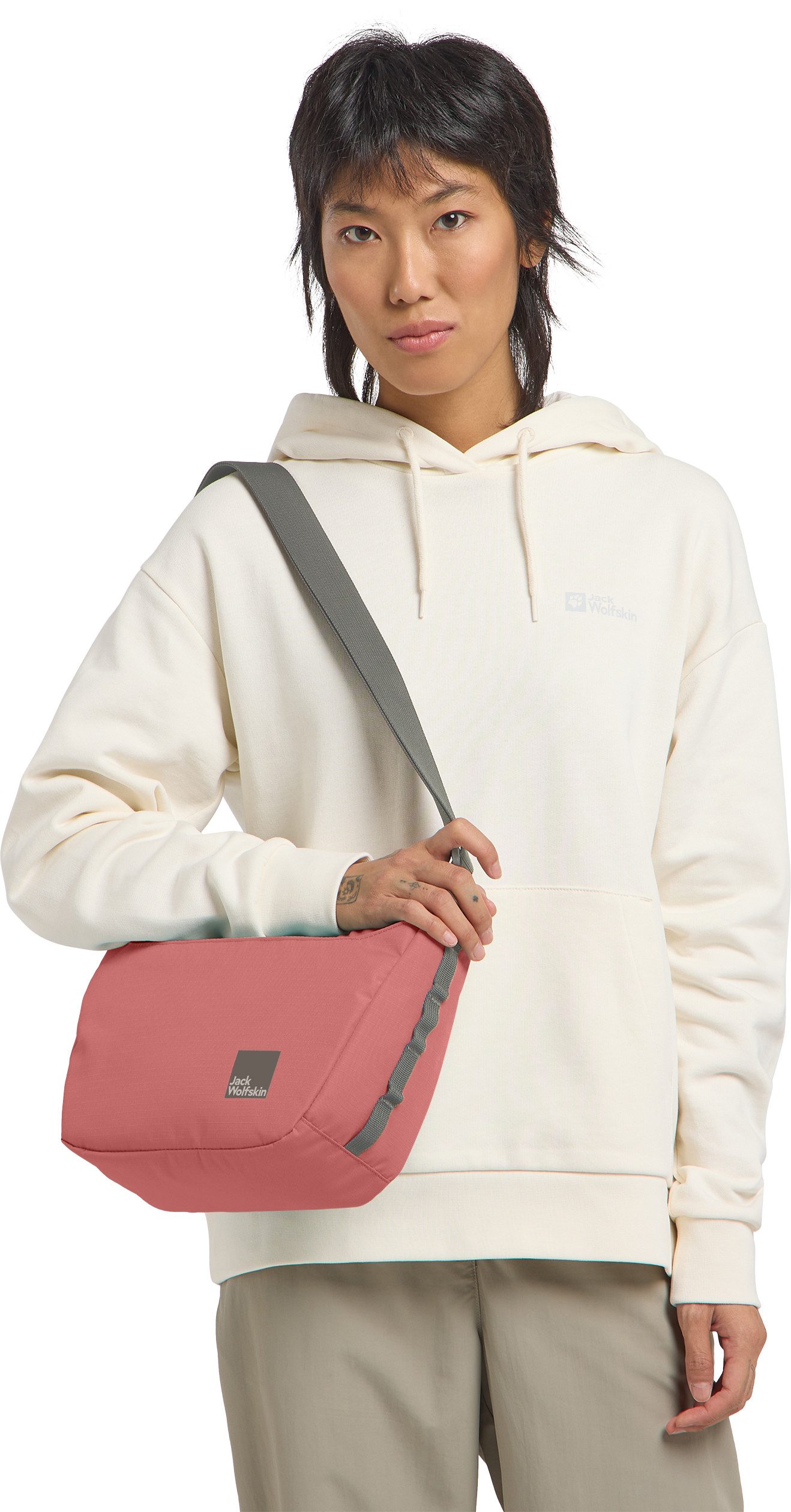 Jack Wolfskin Schoudertas Rosé