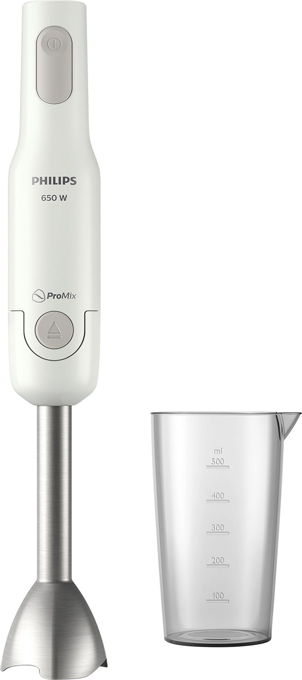 Philips Staafmixer HR2534/00 Daily Collection ProMix Metalen mengstaaf, incl. maatbeker