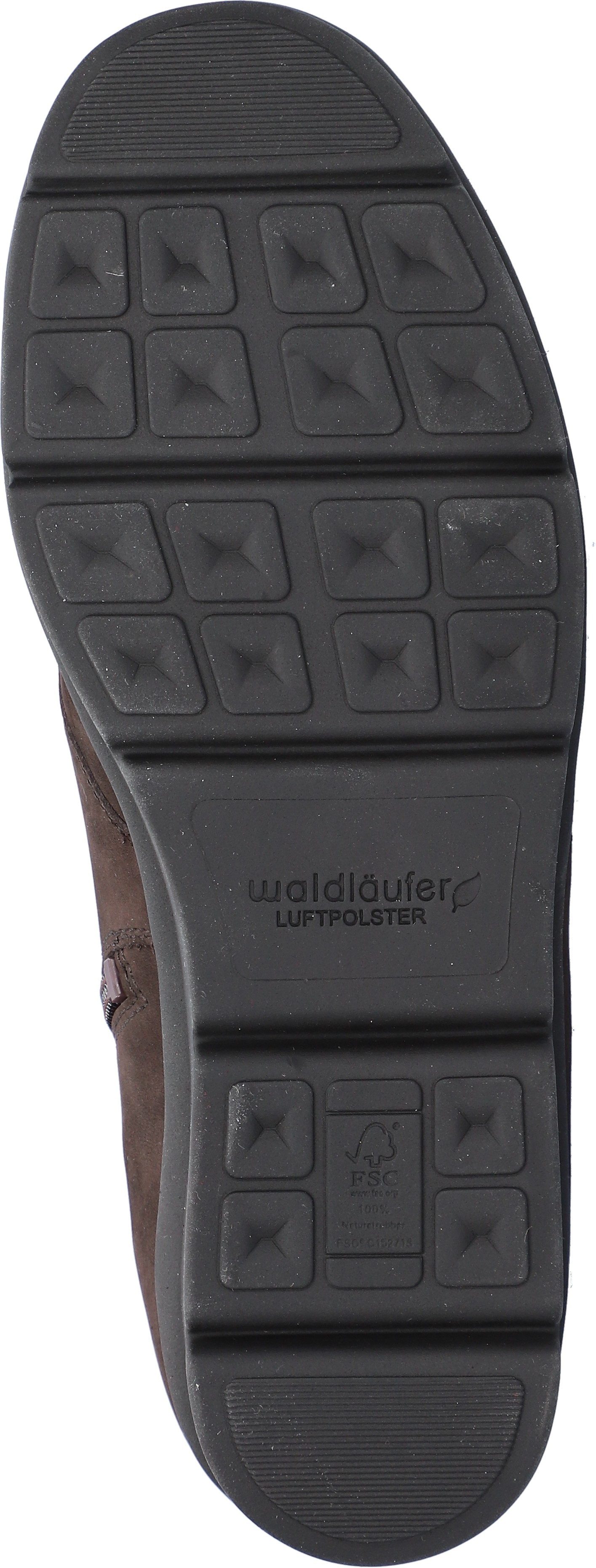 Waldläufer Hoge veterschoenen K-INGA ankle boot, comfortable schoen in comfort wijdte k = extra wijd