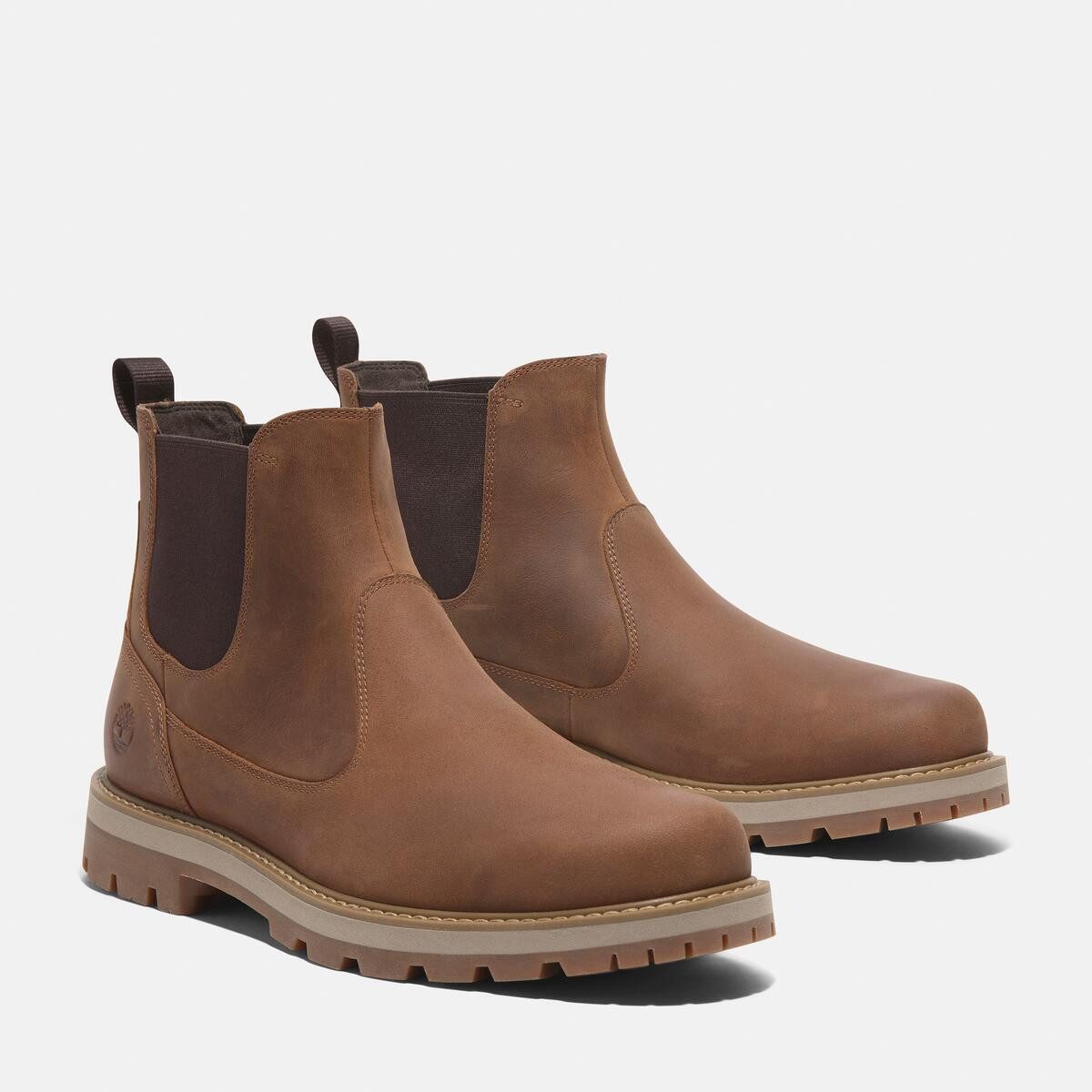 Timberland Chelsea-boots BRITTON ROADMID CHELSEA BOOT Enkellaarsjes, winterschoenen, enkellaarsjes heren boots & laarzen maat 40 EU bruin