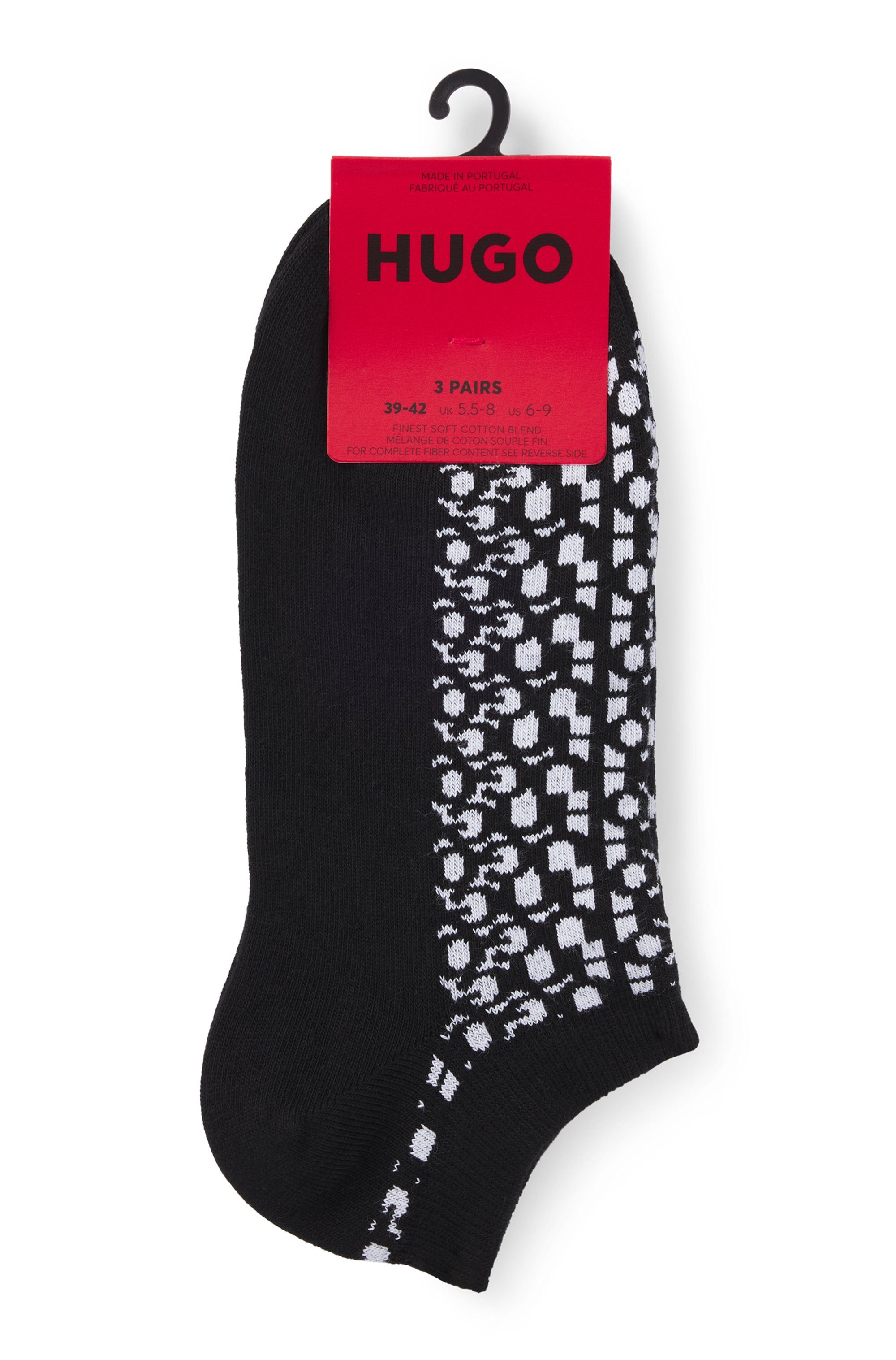 HUGO underwear Vrijetijdssokken 3P AS UNI LOGO CC W (Set van 3)