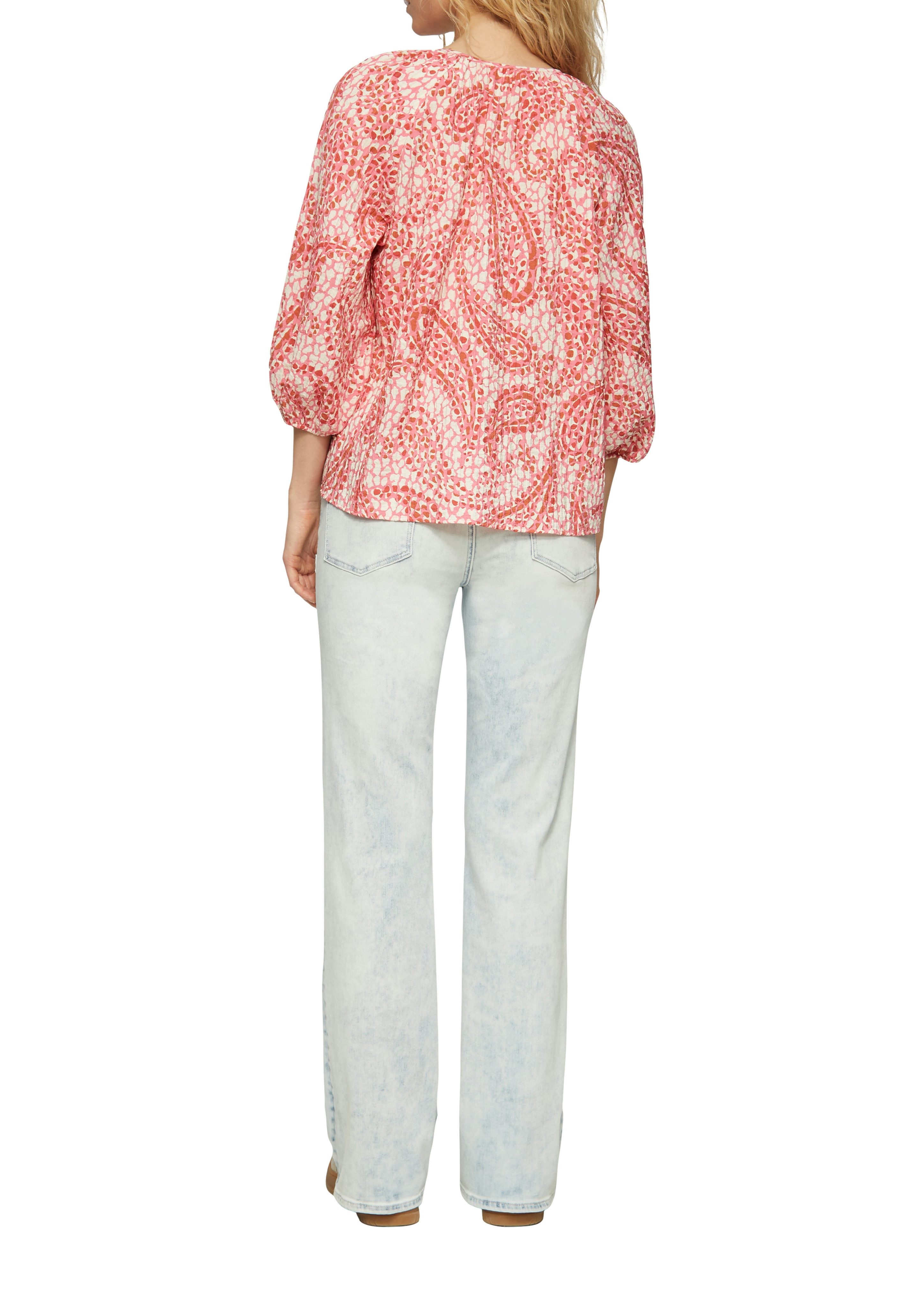 s.Oliver Klassieke blouse met print all-over