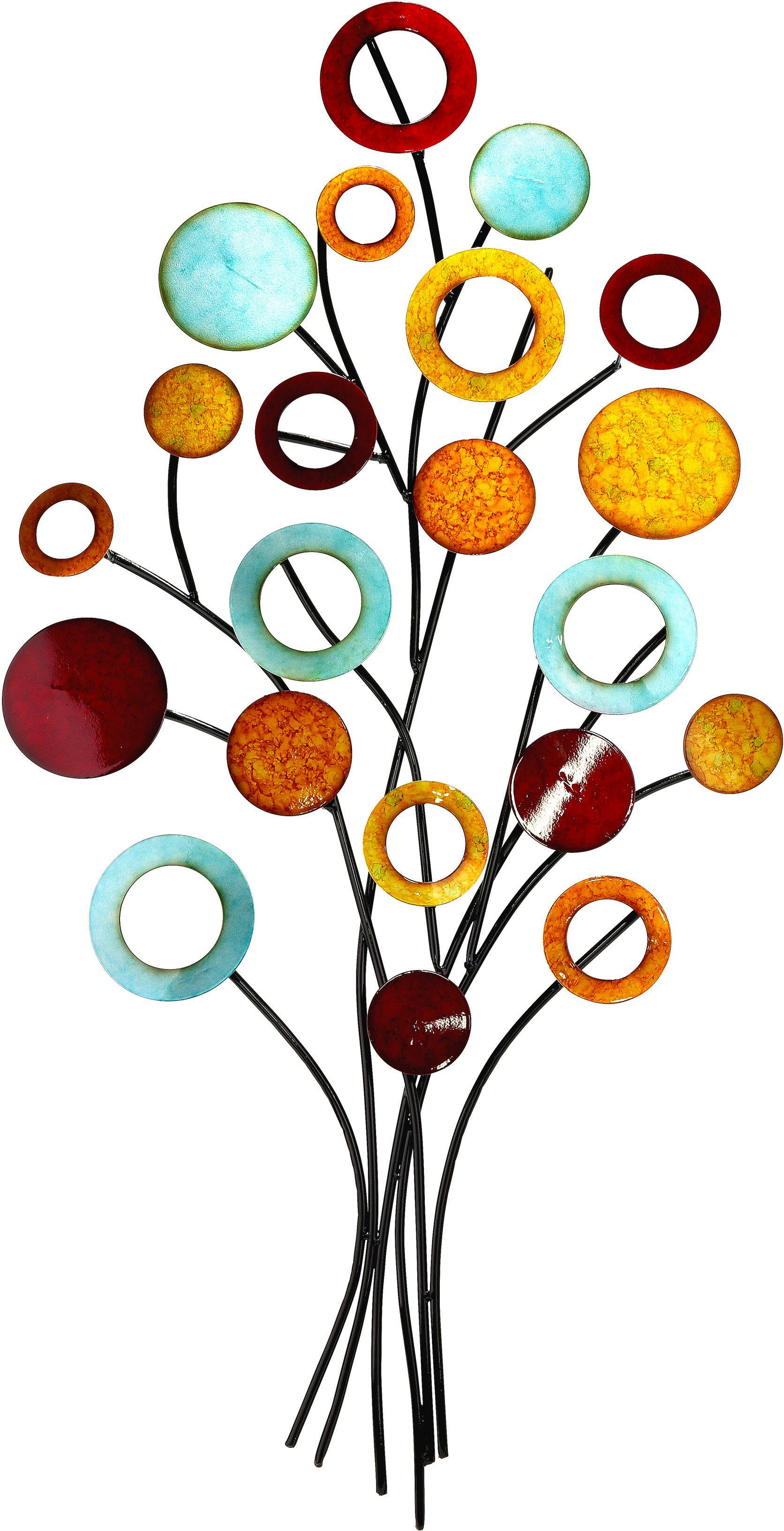 GILDE Sierobject voor aan de wand Wandreliëf levensboom slank Wanddecoratie, van metaal, decoratief in eetkamer & woonkamer (1 stuk) sierobjecten