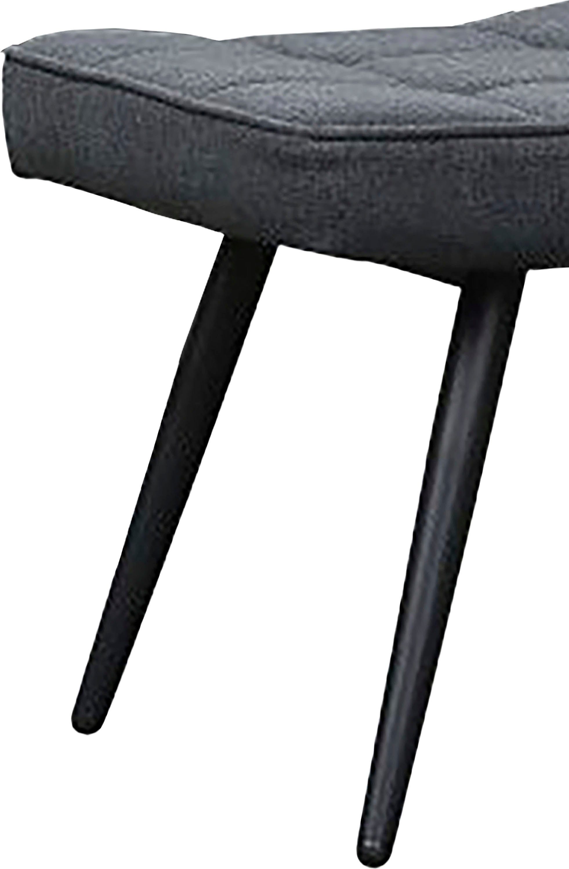 byLIVING Fauteuil Uta naar keuze met of zonder hocker, in cord, fluweel of weefstof (1 stuk)
