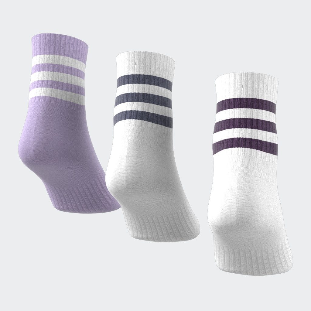 adidas Performance Functionele sokken 3 STRIPES CUSHIONED SPORTSWEAR MIDCUT SOKKEN, 3 PAAR (3 paar)