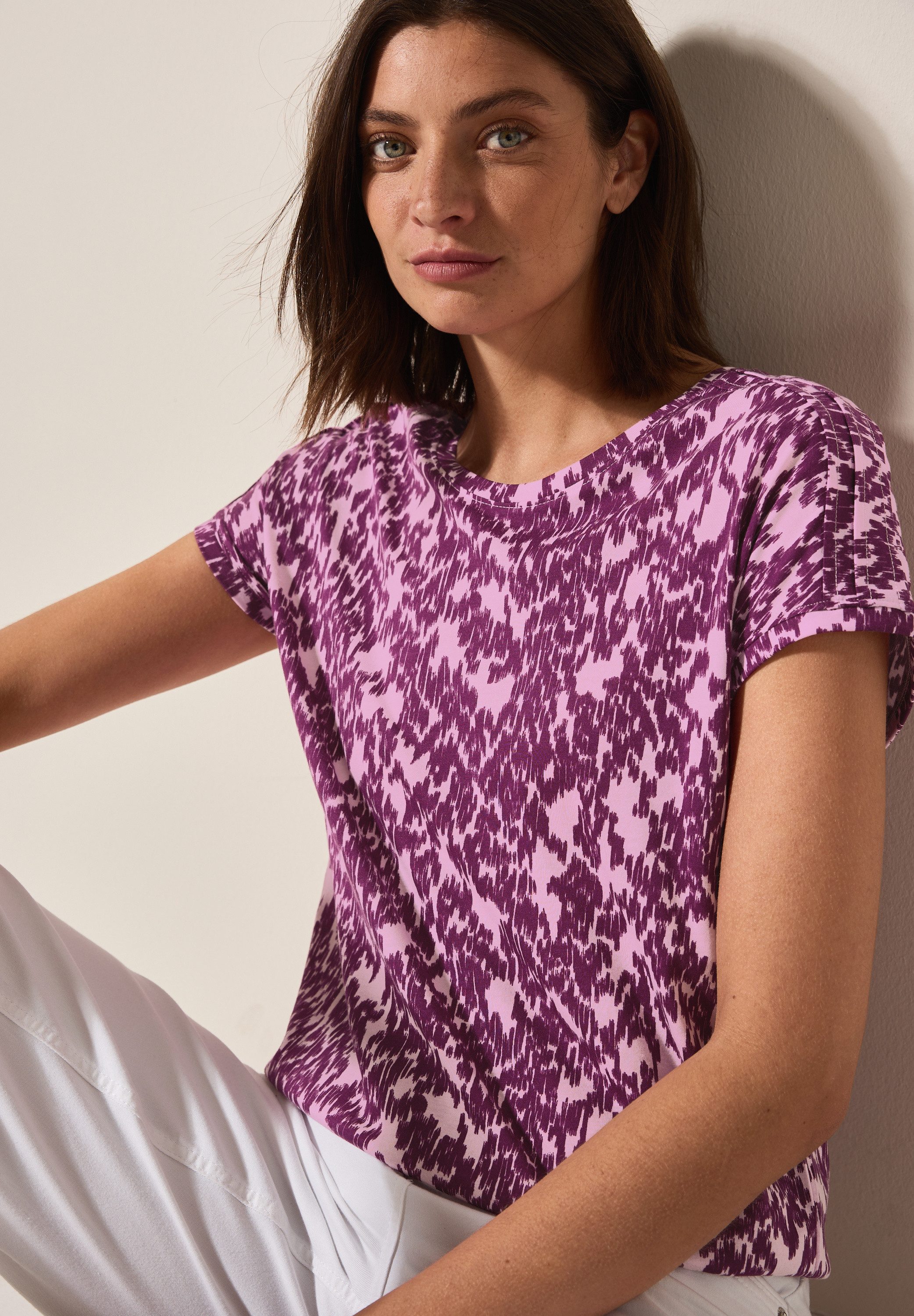Cecil T-shirt met print all-over