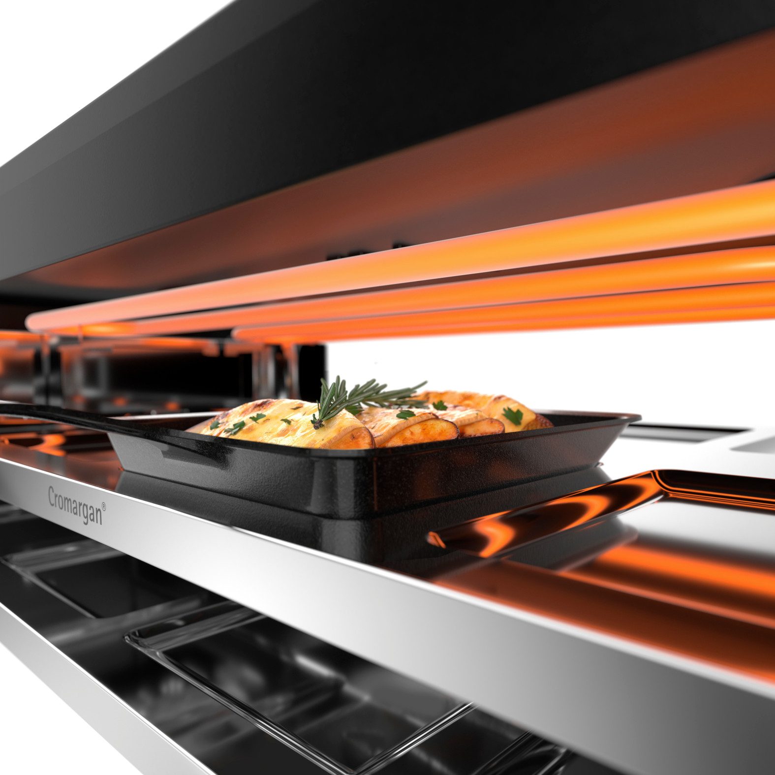WMF Raclette Master, indirekte LED-Beleuchtung, Keramikbeschichtung