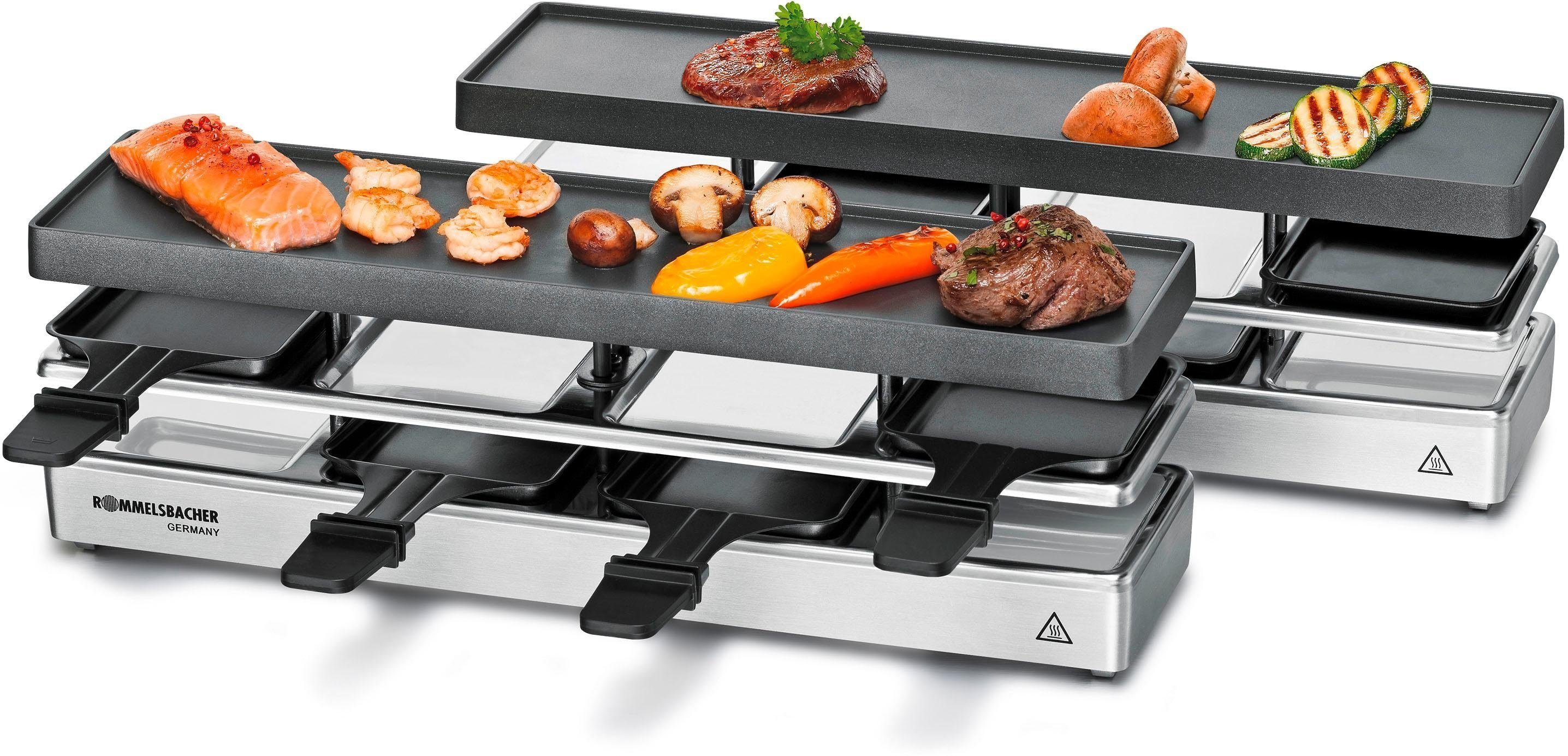Rommelsbacher Raclette RC 1600 gourmetstellen zilver(kleur)