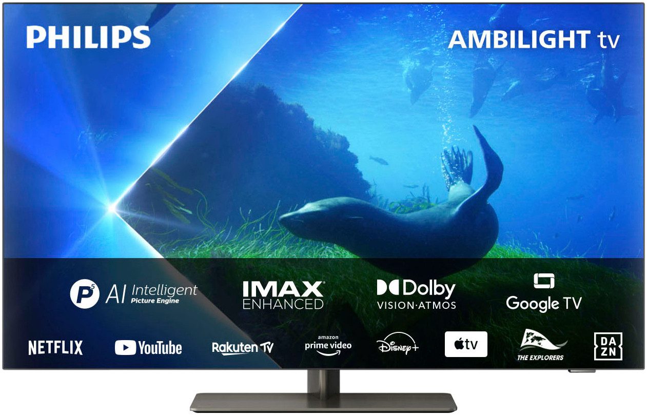 Philips OLED-TV 55OLED808-12, 139 cm-55 , 4K Ultra HD, Smart TV Android TV