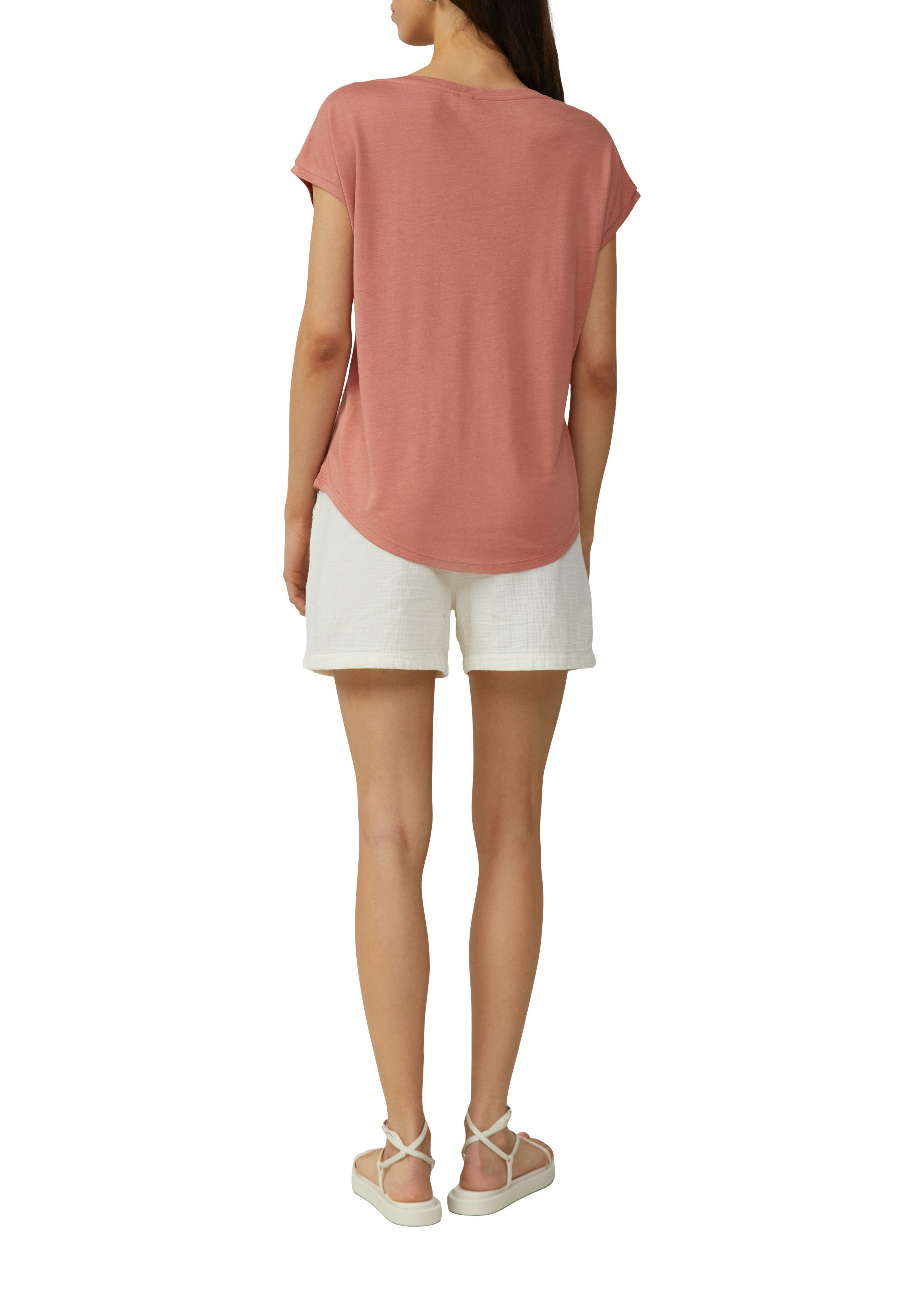 Q/S designed by T-shirt met v-hals