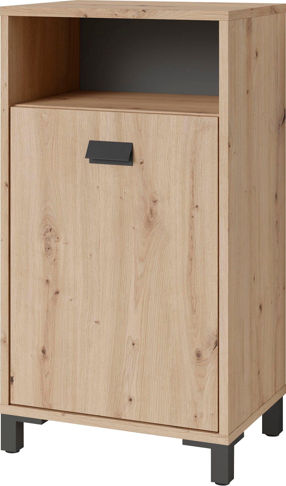 byLIVING Onderkast Wellness Breedte 42 cm, met deur en open vak, in eiken-look