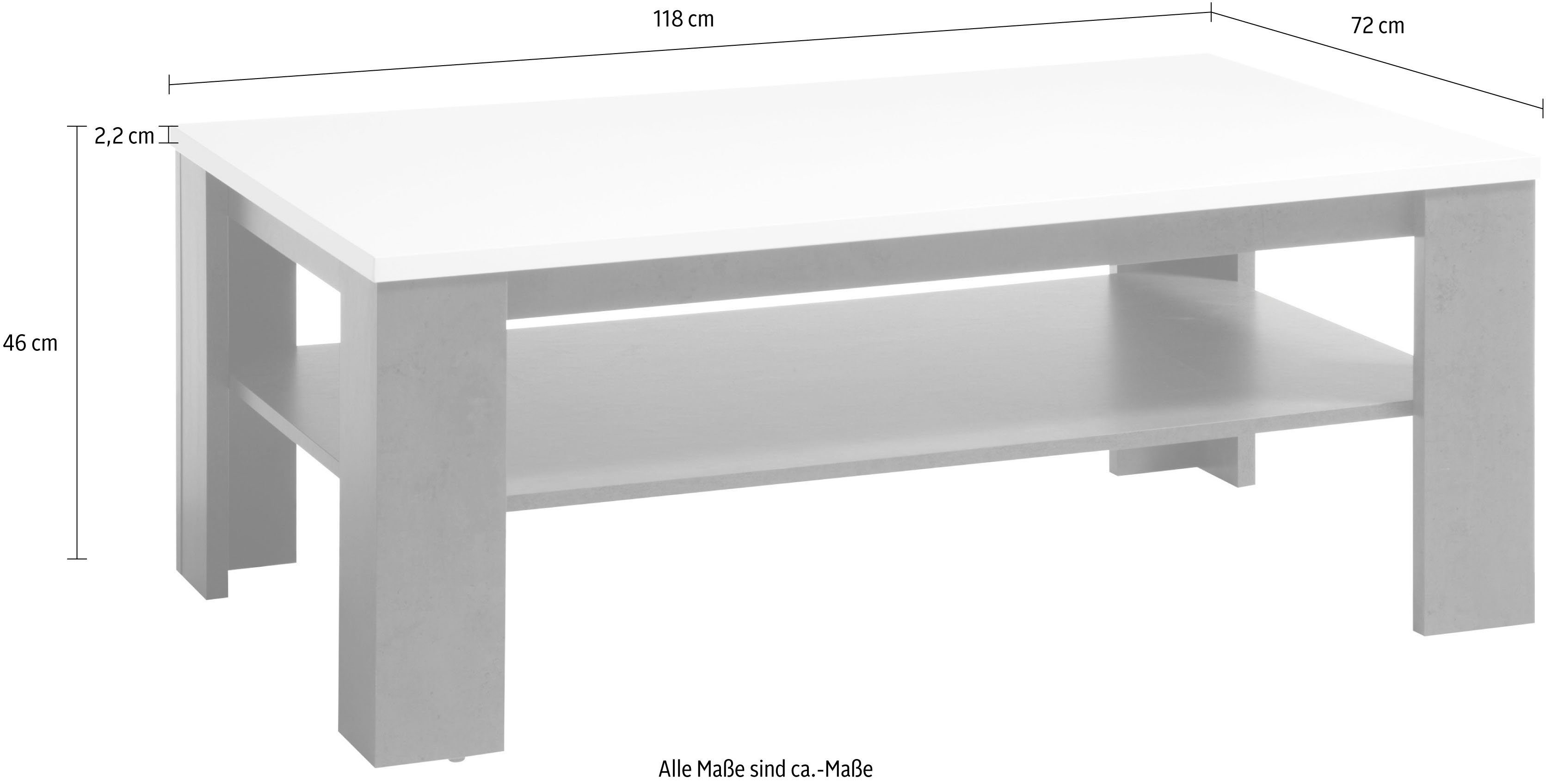 INOSIGN Salontafel Etero Breedte ca. 118 cm