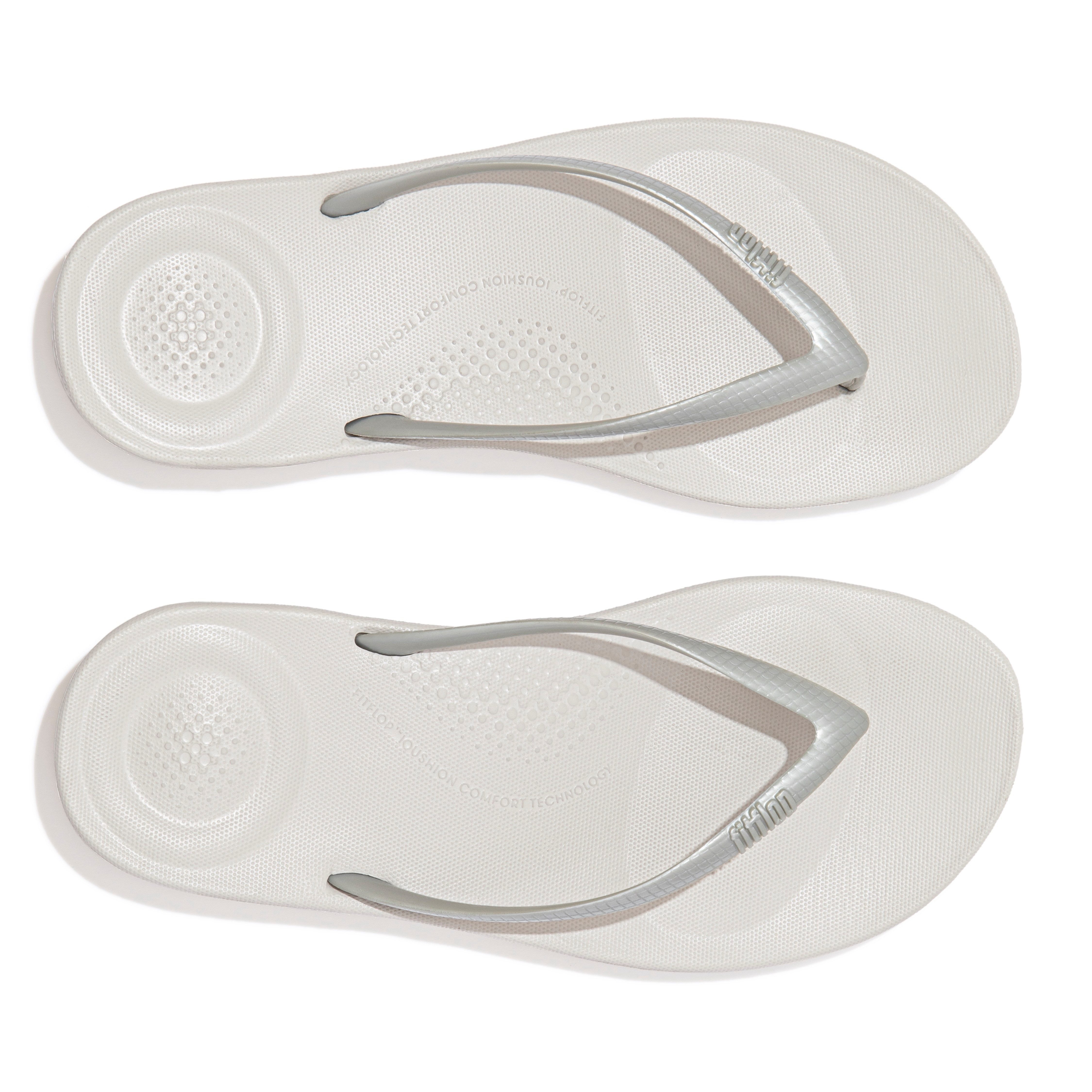 Fitflop Teenslippers IQushion sleehak, zomerschoen, slipper in smalle vorm
