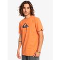 quiksilver t-shirt comp logo oranje