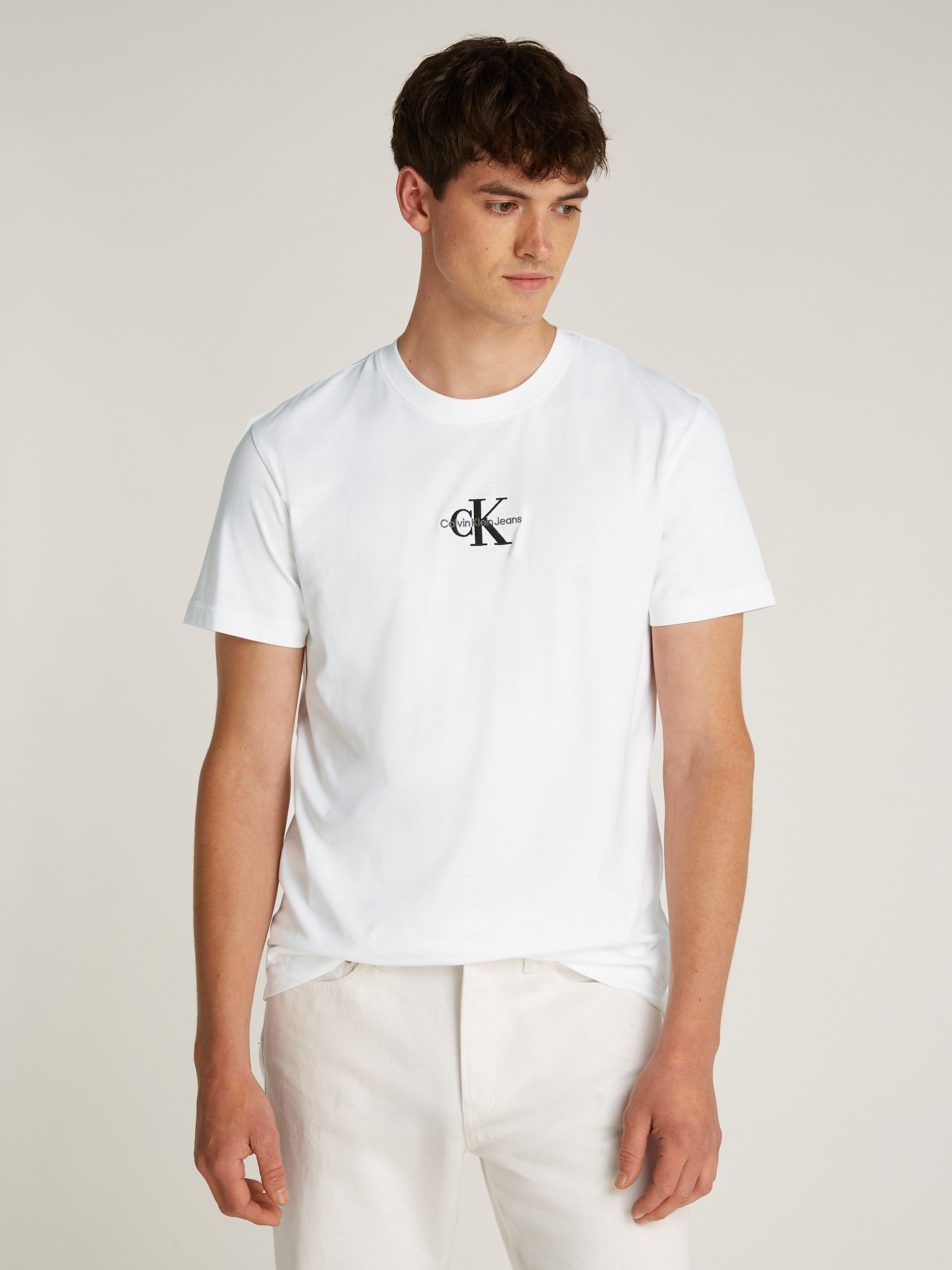 Calvin Klein T-shirt MONOLOGO TEE met een logo-opschrift