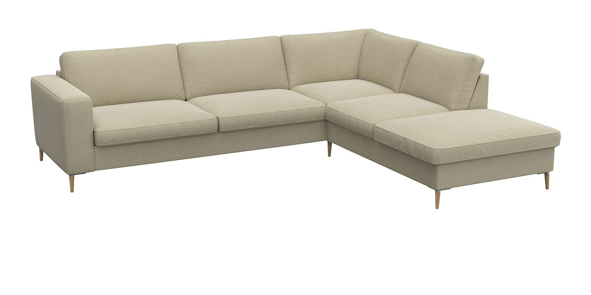 FLEXLUX Hoekbank Fiore, zitconstructie met hoogwaardig koudschuim voor meer zitcomfort