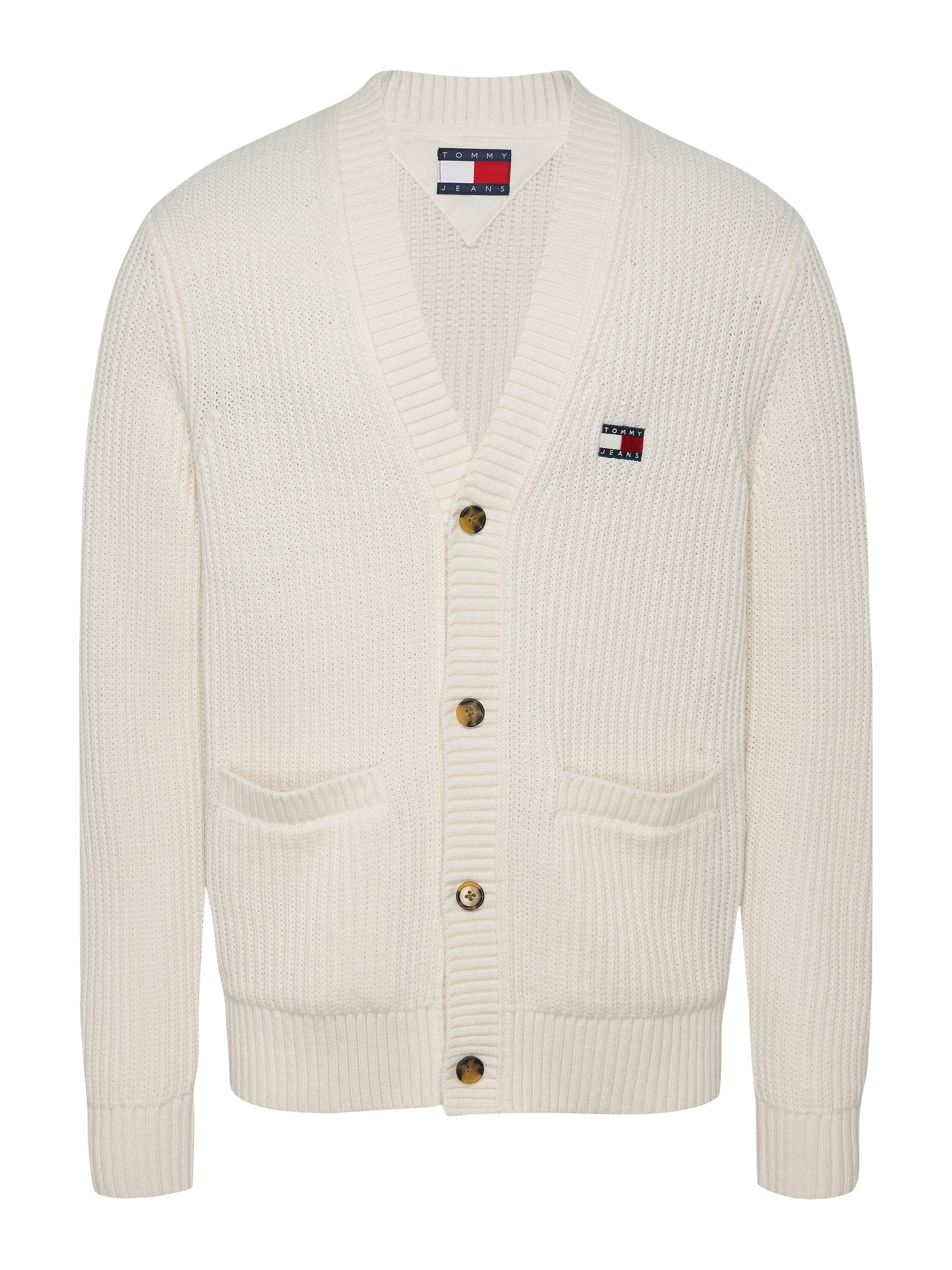 TOMMY JEANS Cardigan TJM REG JERSEY STITCH CARDI
