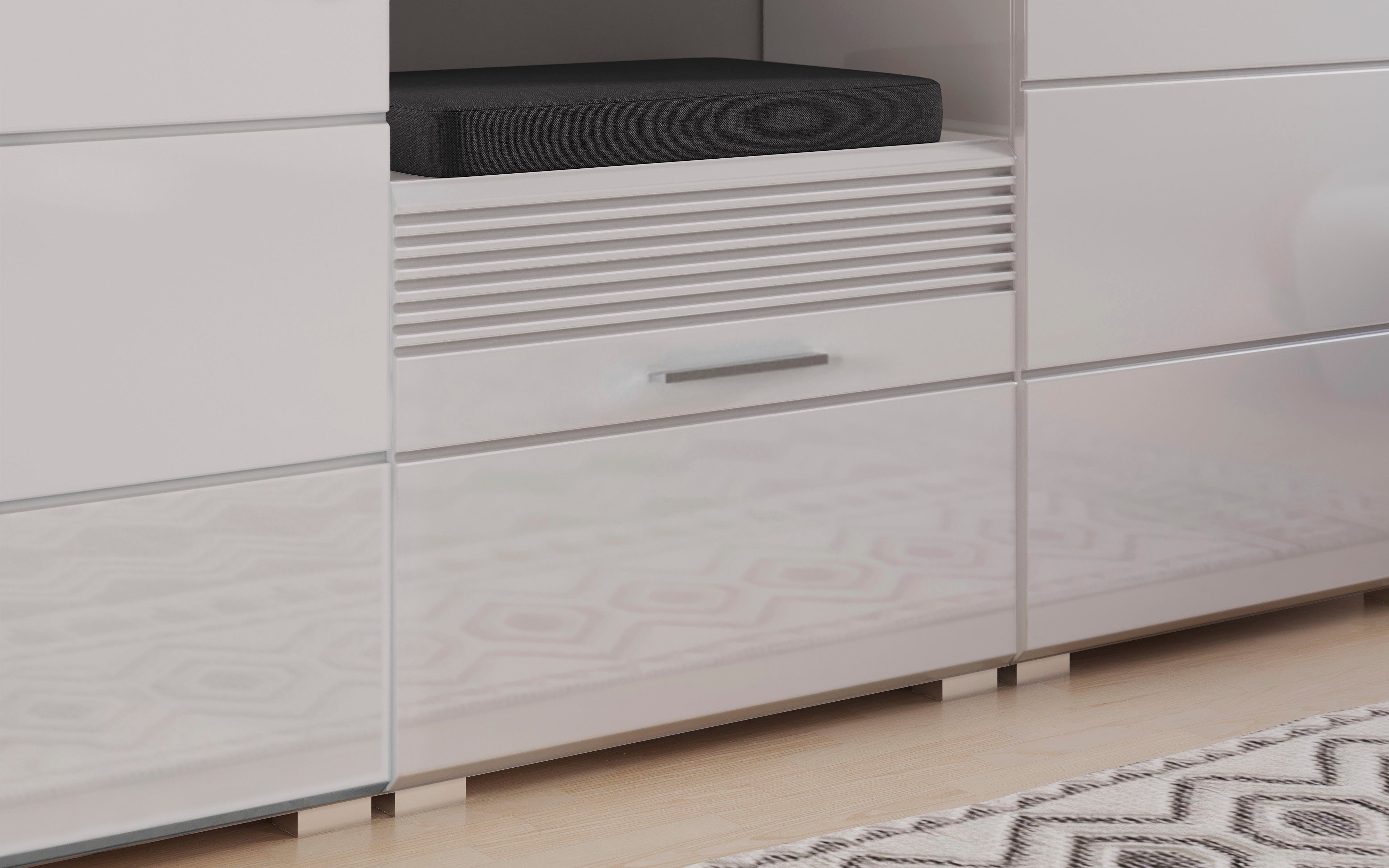 INOSIGN Halmeubelset Malmö, Breedte 170 cm, MDF Front met groeffrezing, 5-delig, bestaande uit: (5-delig)