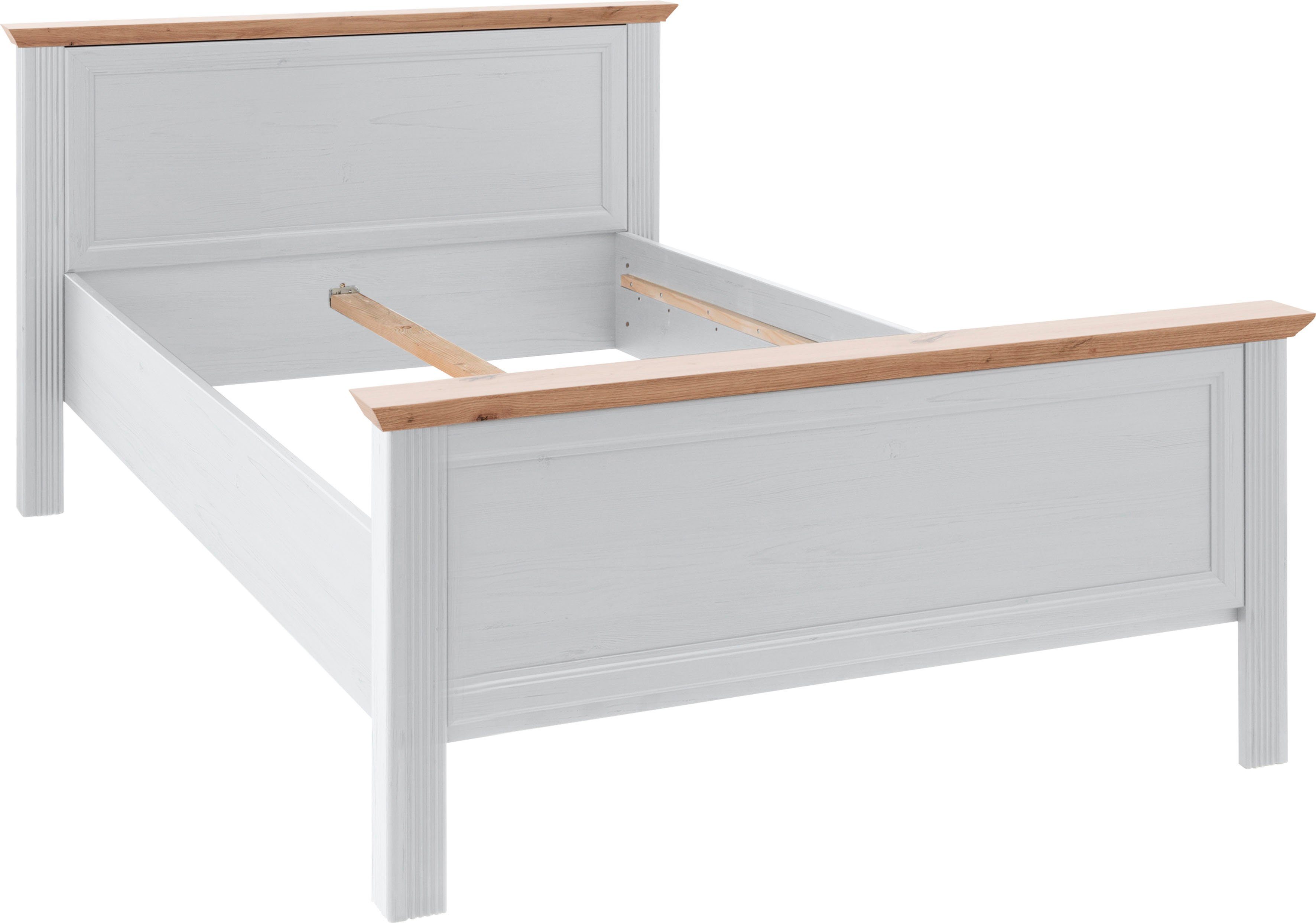 Schlafkontor Bedframe Jasmin II in landelijke stijl