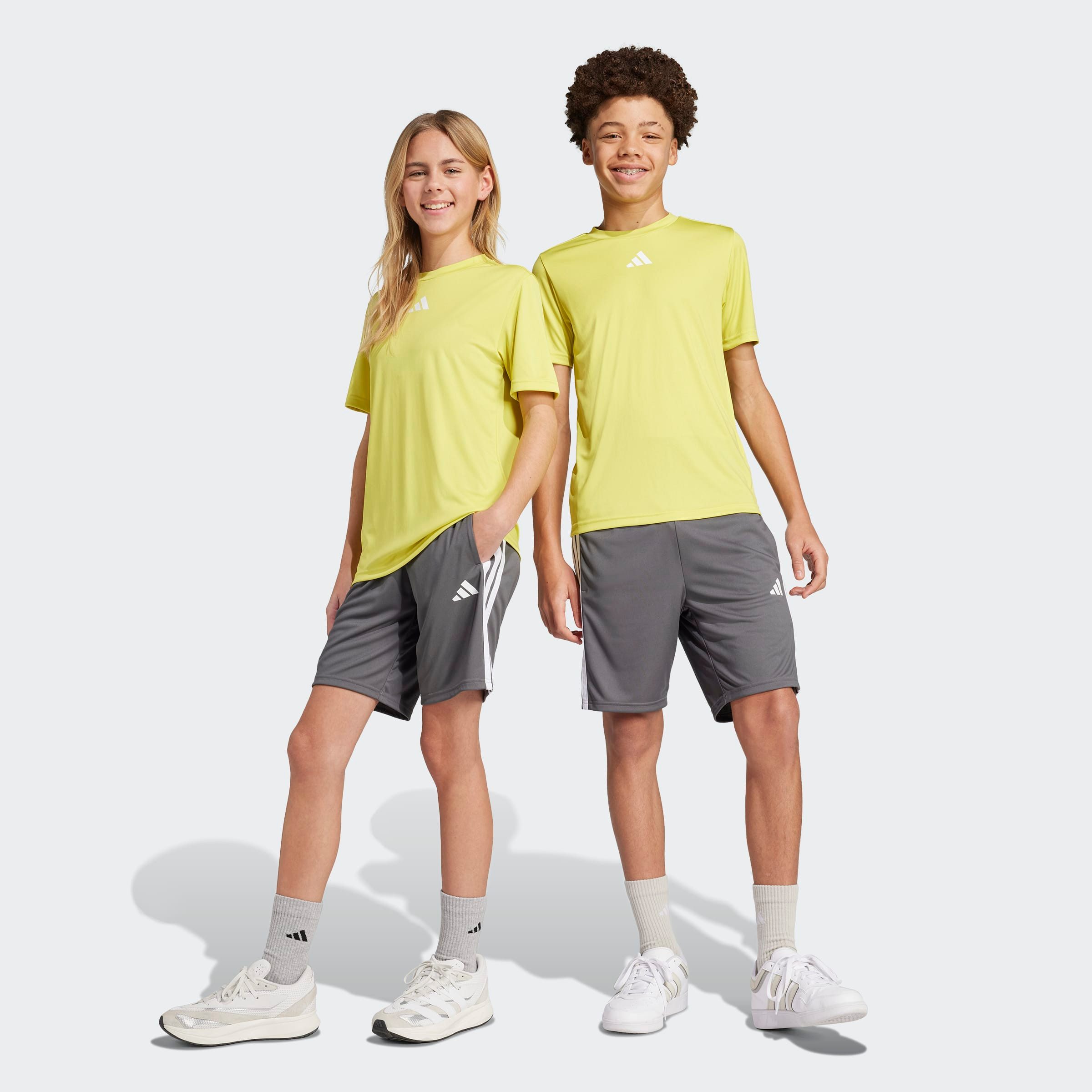adidas Sportswear Trainingspak J TR-ES 3S SET (2-delig) kinderen trainingspakken maat 116 geel