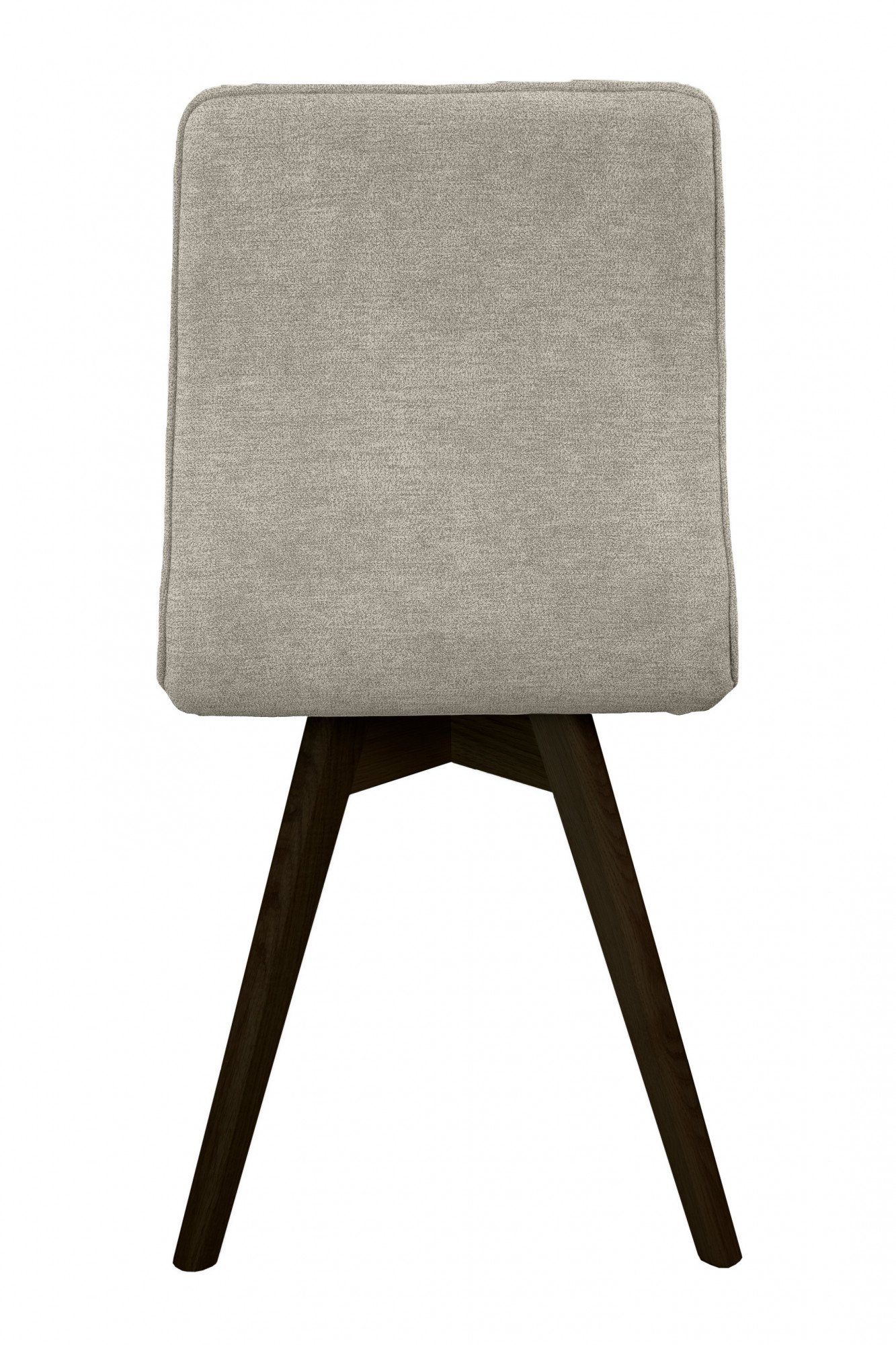 andas Eetkamerstoel Rania Massief houten frame, met bies (set, 2 stuks)