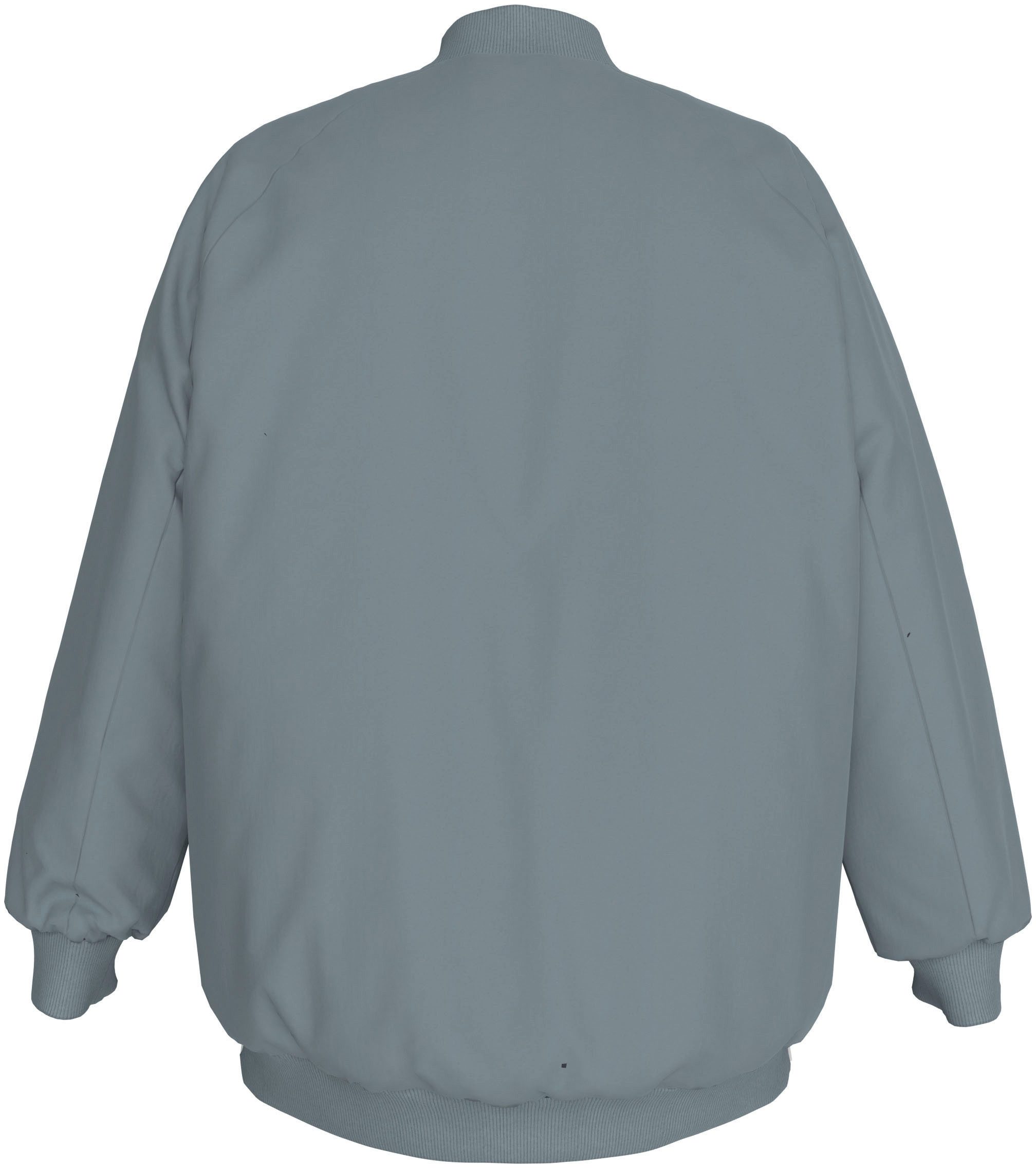 Calvin Klein Bomberjack LONG BOMBER met logo-opdruk, tailleafsluiting versmald door elastiek