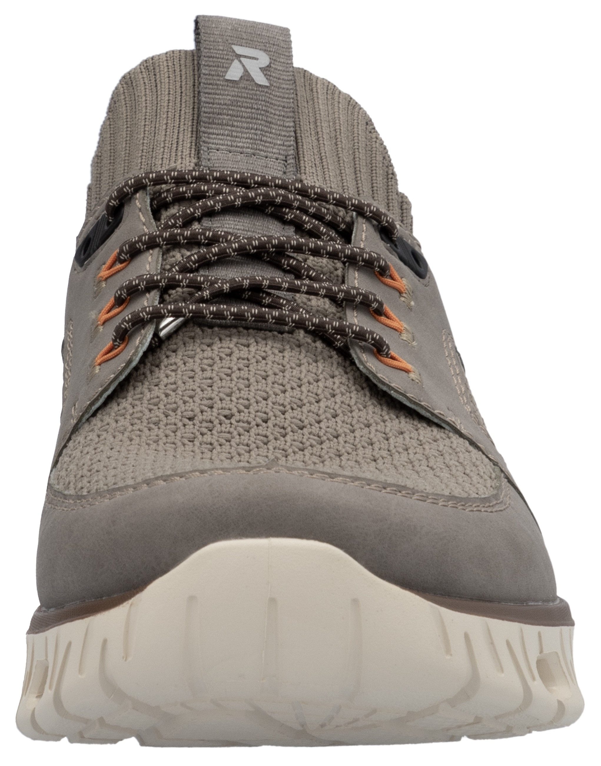 RIEKER Sport Slip-on sneakers , lage schoen, vrijetijdsschoen, slipper met modieuze loopzool
