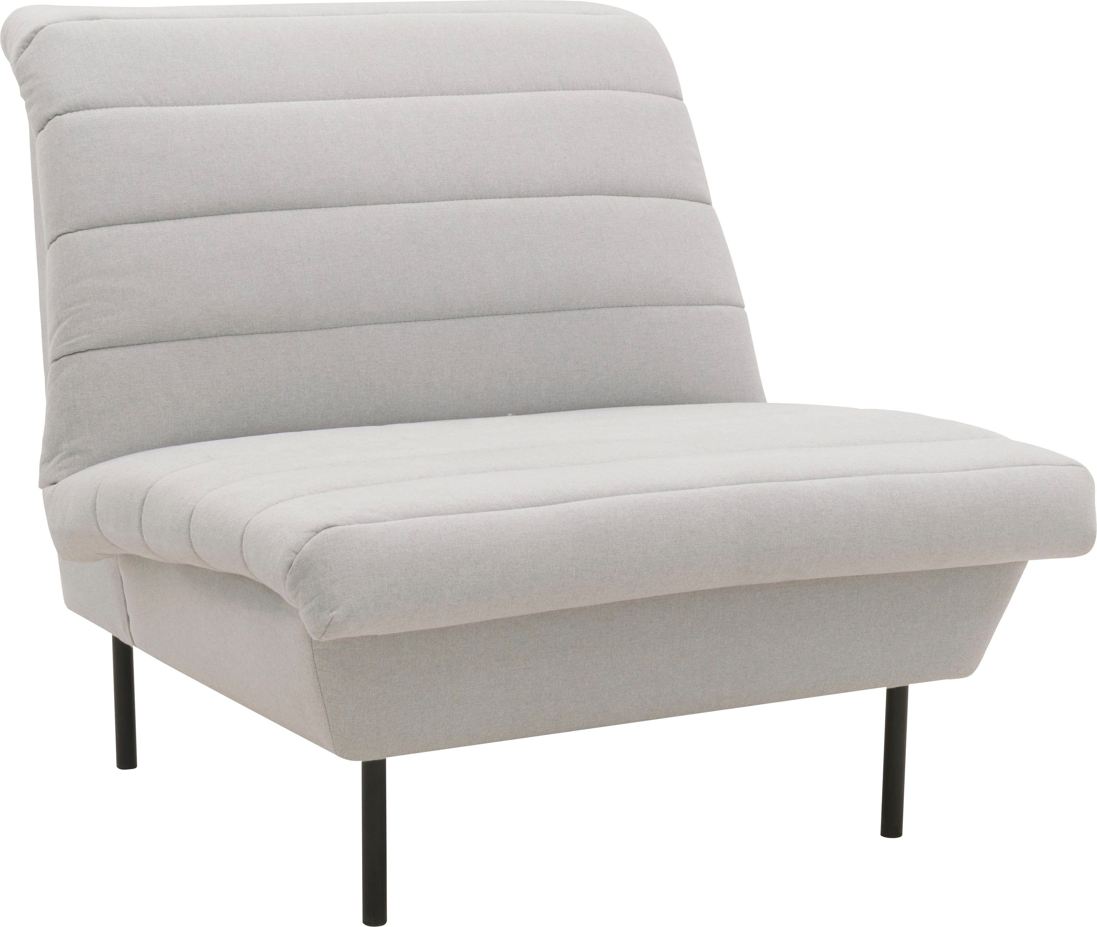 LOOKS BY WOLFGANG JOOP Fauteuil LOOKS IX Breedtestiksels, zonder armleuningen