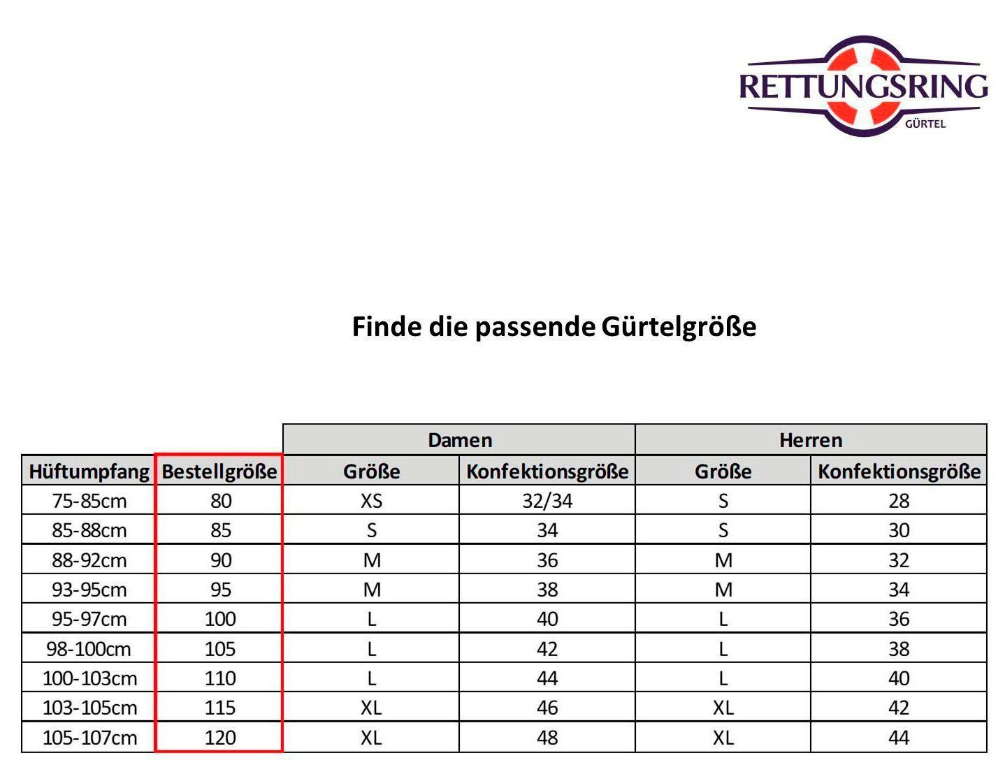 RETTUNGSRING by showroom 019° Leren riem