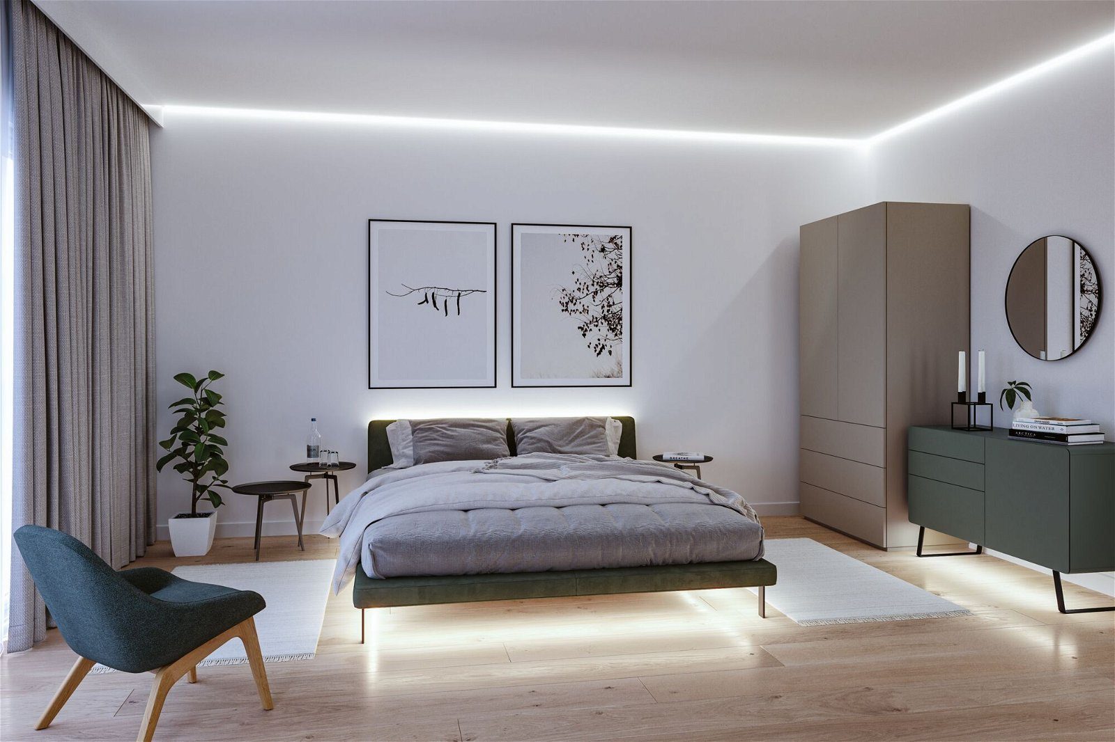 Paulmann Led-strepen MaxLED 1000 Basis Set 1,5m Daylight 18W 230/24V zilverkleur kunststof