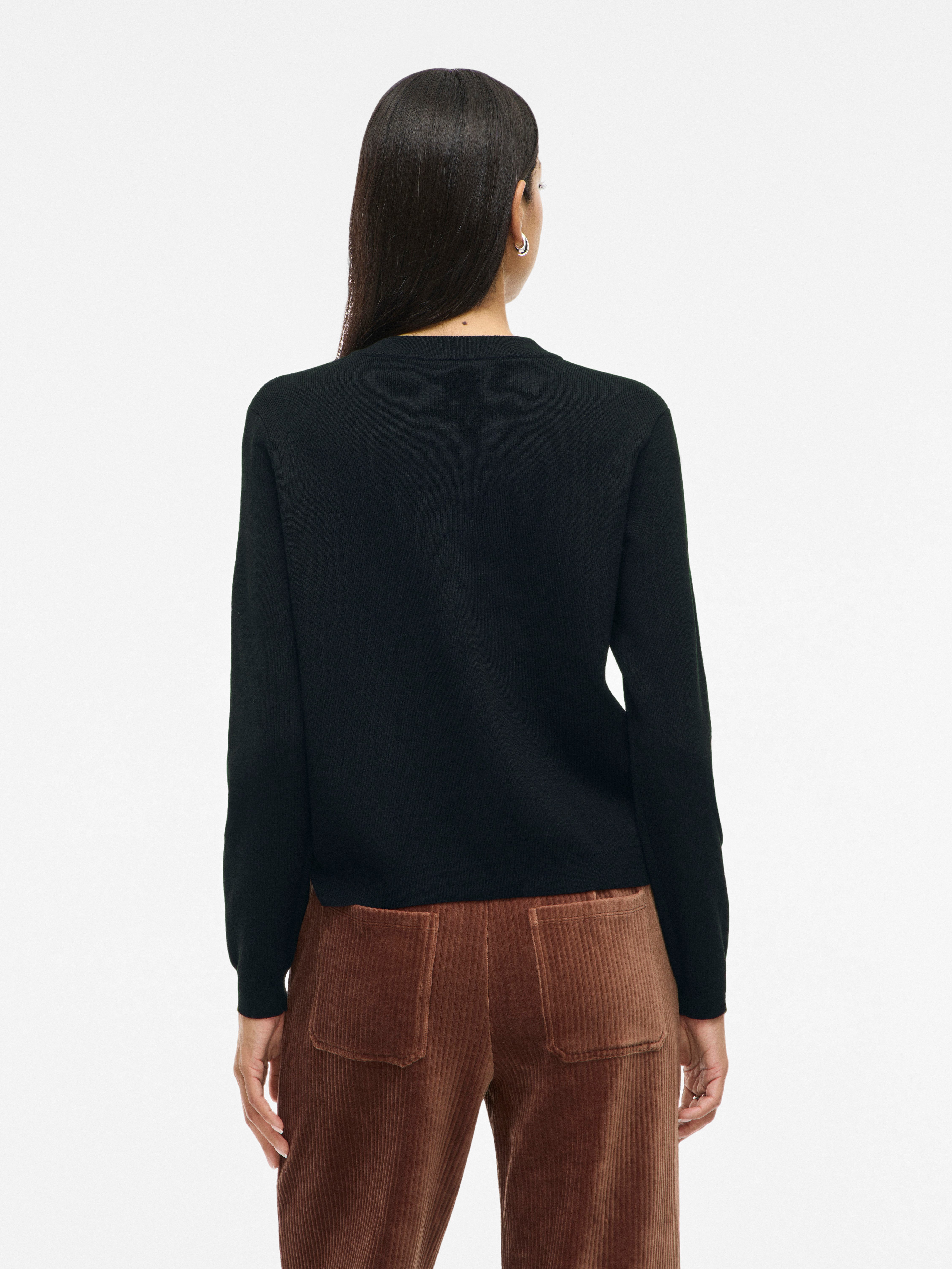 Vila Vest VIOSTRIA O-NECK L/S CARDIGAN - NOOS