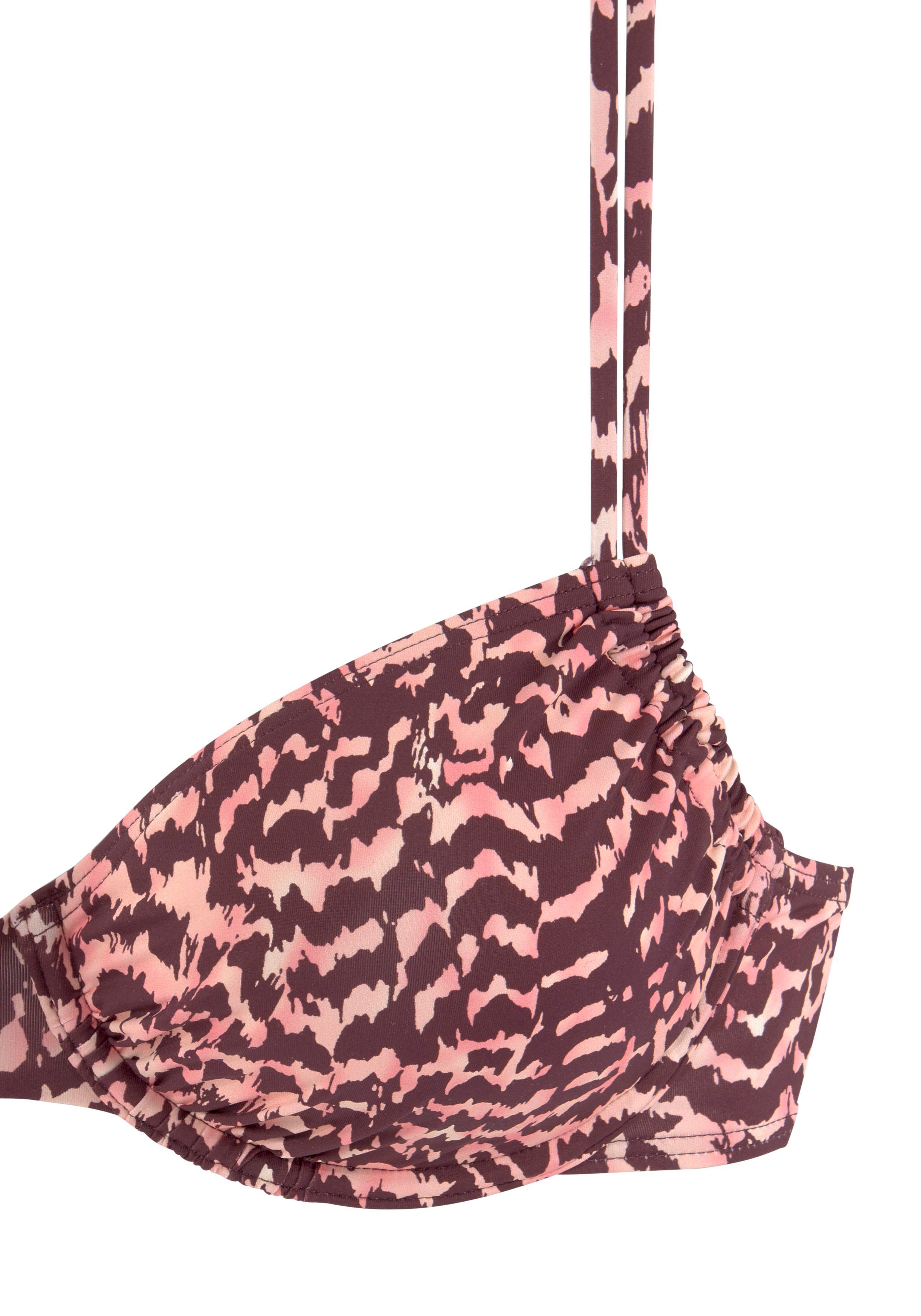 Lascana Beugelbikinitop Holly met dierenprint