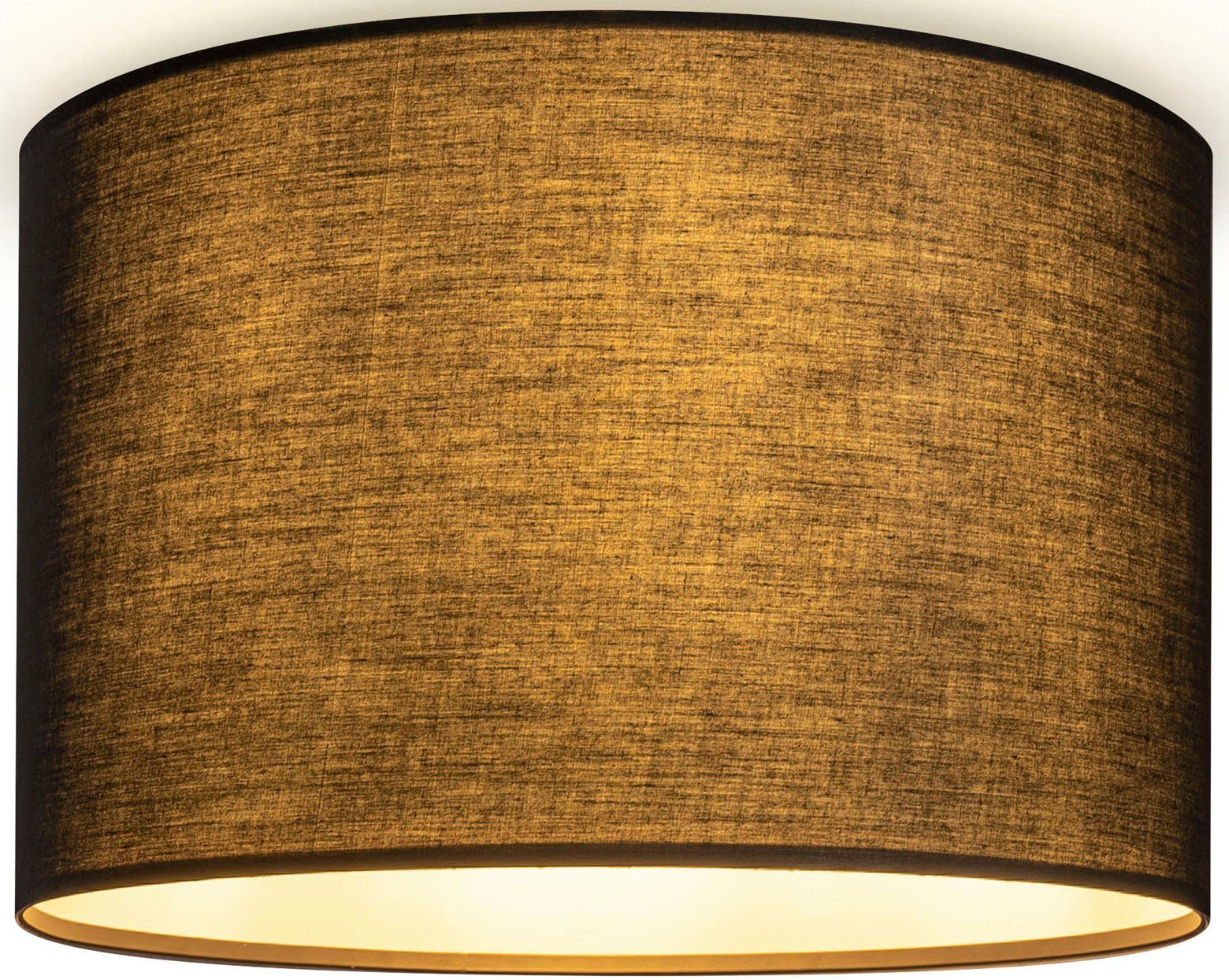 Paco Home Plafondlamp Uni Color LED plafondlamp woonkamer en slaapkamer, effen kleuren, decor E27