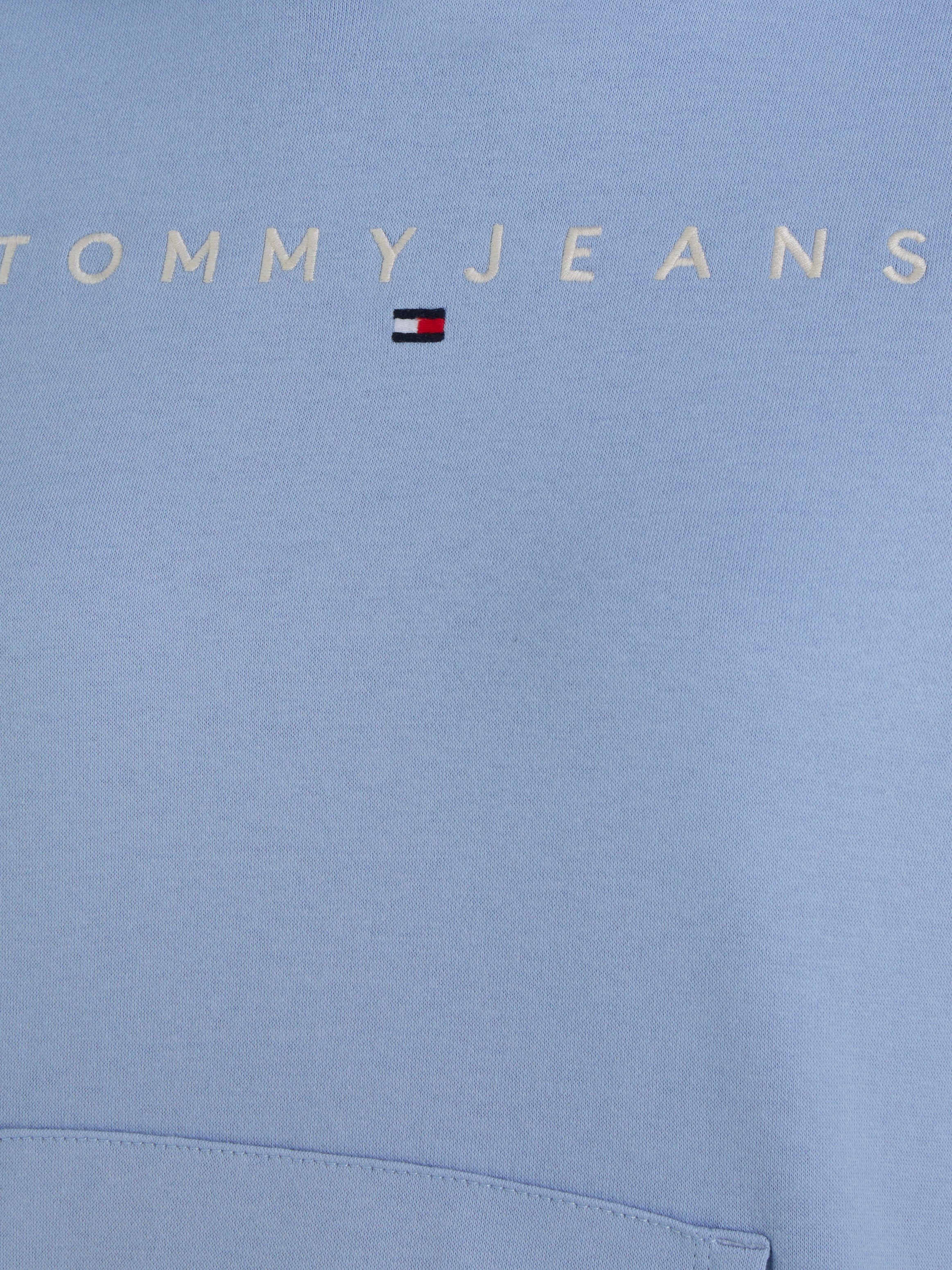 TOMMY JEANS Hoodie met logo opschrift aan de voorkant