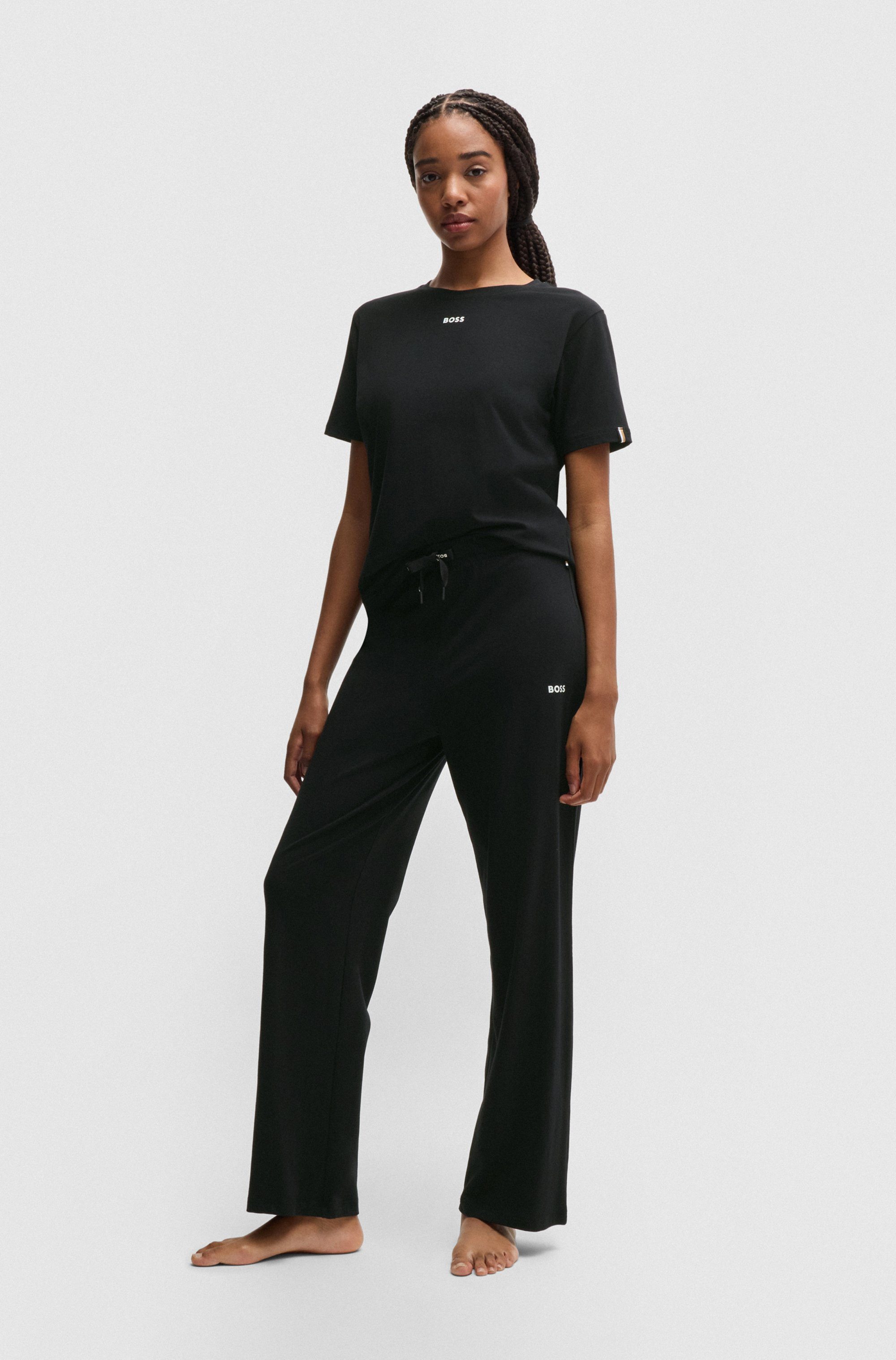 BOSS Pyjamabroek CI_Pants met boss logo-opdruk