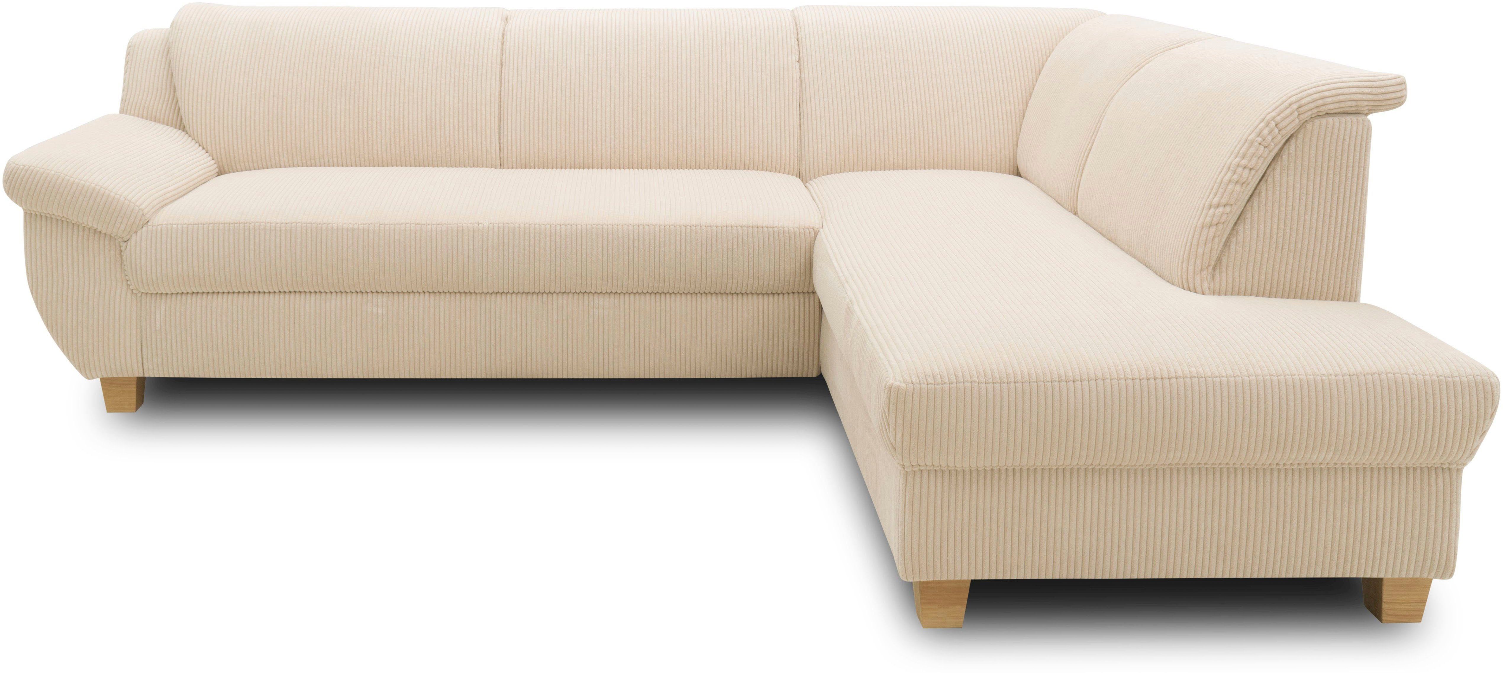 Home affaire Hoekbank Yesterday tijdloos en elegant, comfortabele armleuningen, L-vorm