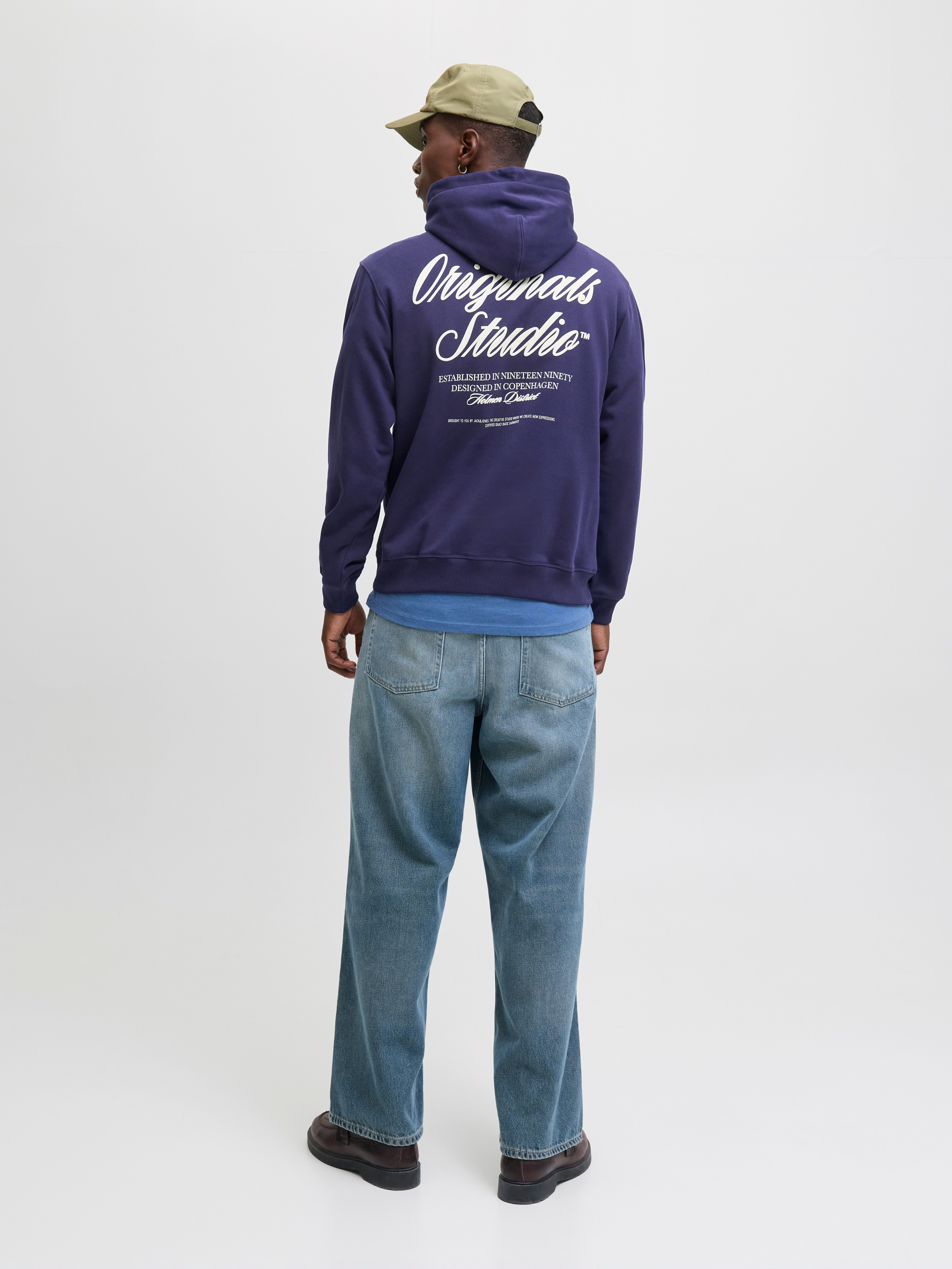 Jack & Jones Hoodie JORNORREBRO TYPO BACK SWEAT HOOD SN
