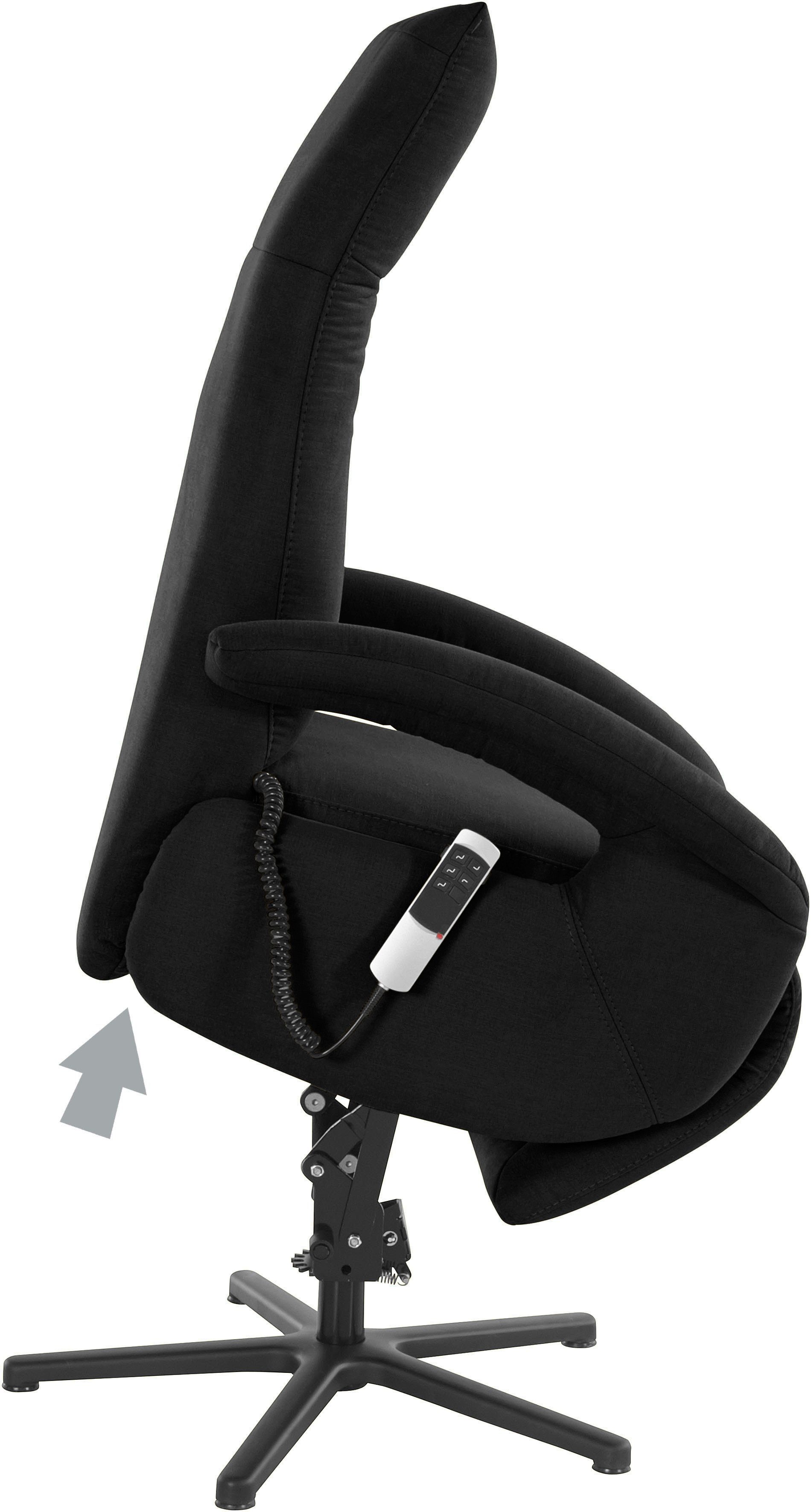 sit&more Relaxfauteuil Tycoon naar keuze handmatig, met twee motoren of met accu of met 2 motoren