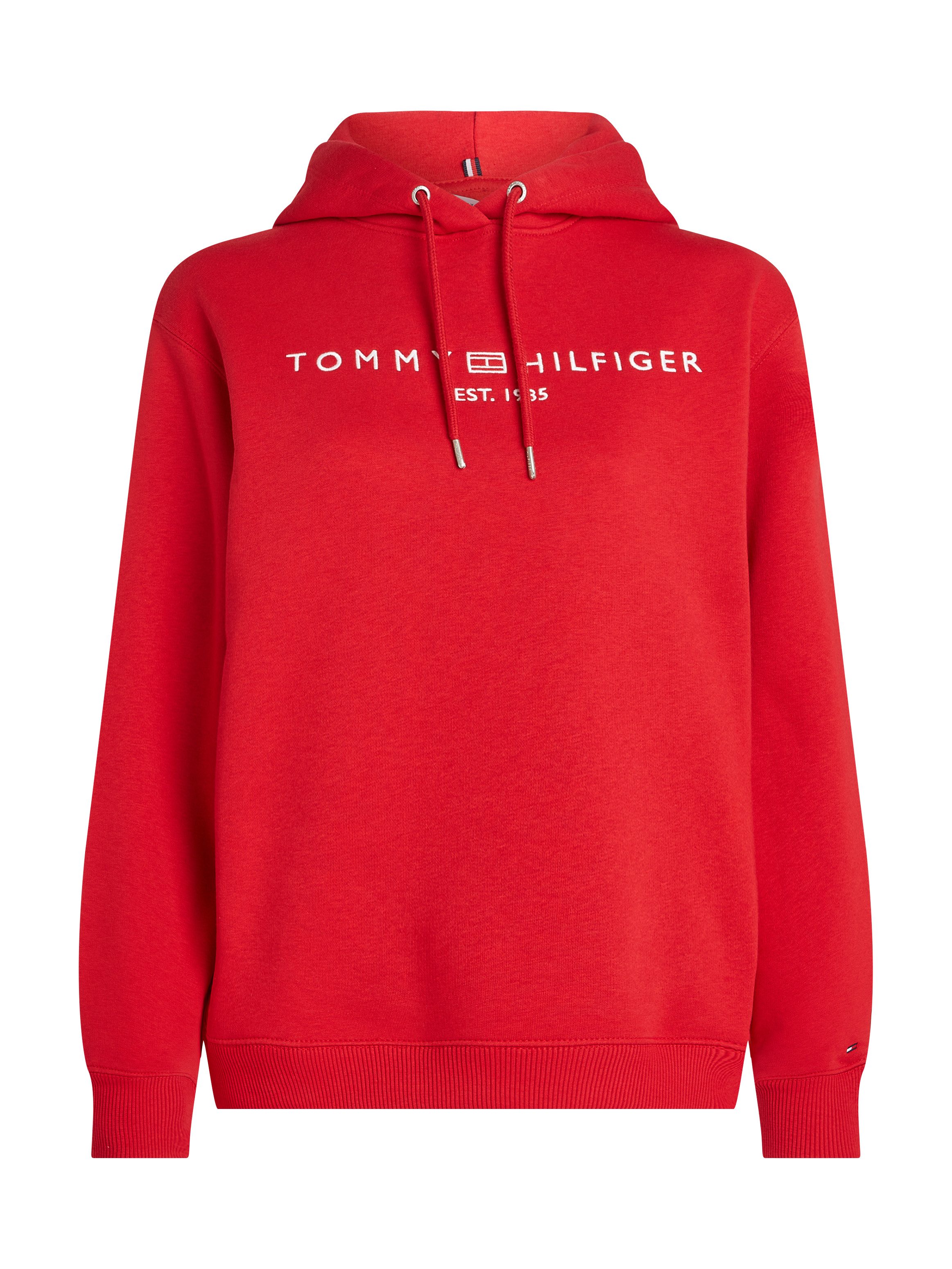 Tommy Hilfiger Hoodie MDRN REG CORP LOGO HOODIE met geborduurd logo-opschrift
