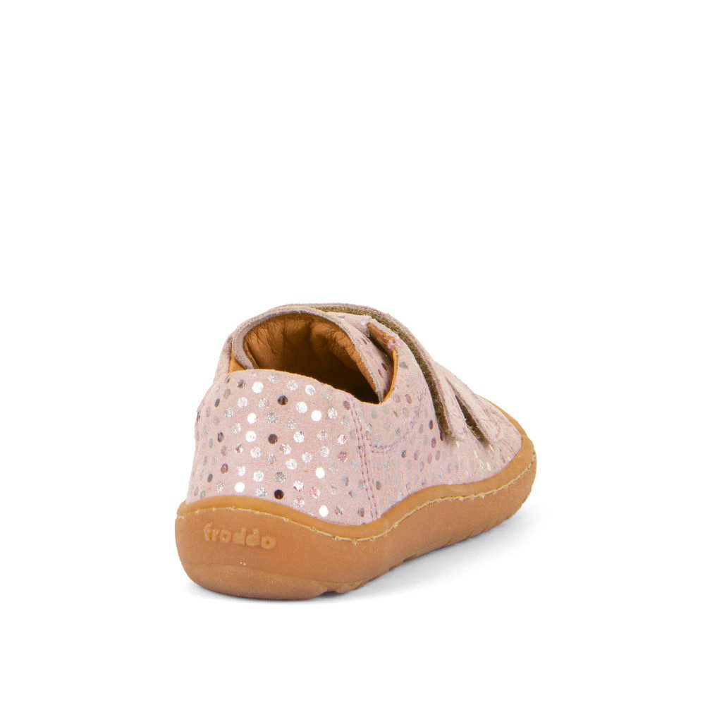 froddo® Klittenbandschoenen BAREFOOT BASE , bevestigings schoen, blote voeten schoen versierd met metallic stippen
