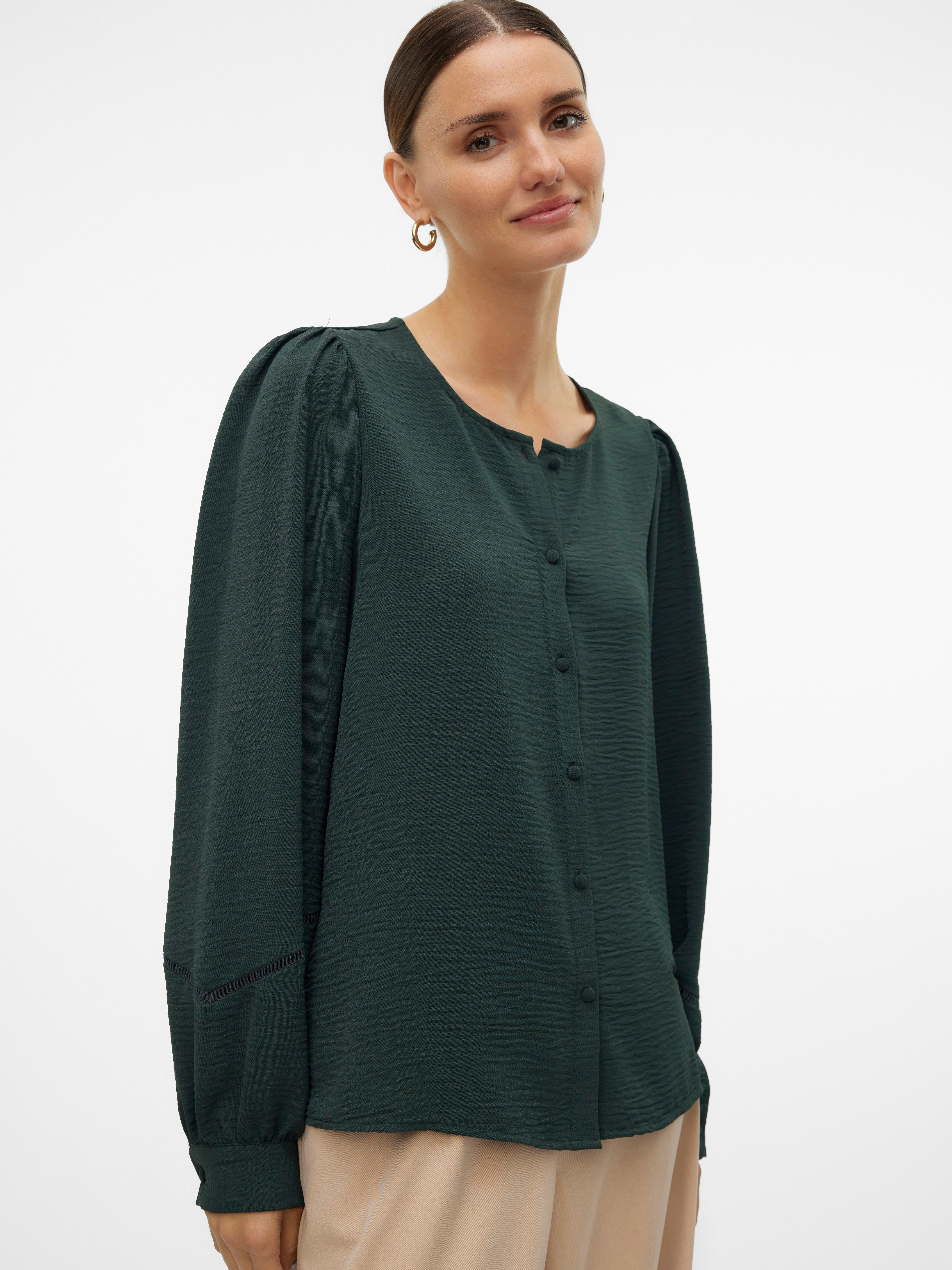 Vero Moda Blouse met lange mouwen VMALVA L S TAPE SHIRT WVN GA