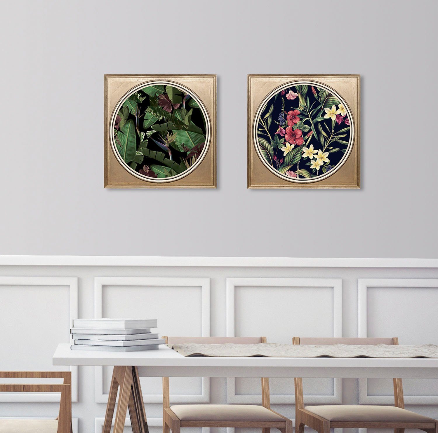 queence Artprint op acrylglas Bloemen Fine Art-print in galeriekwaliteit