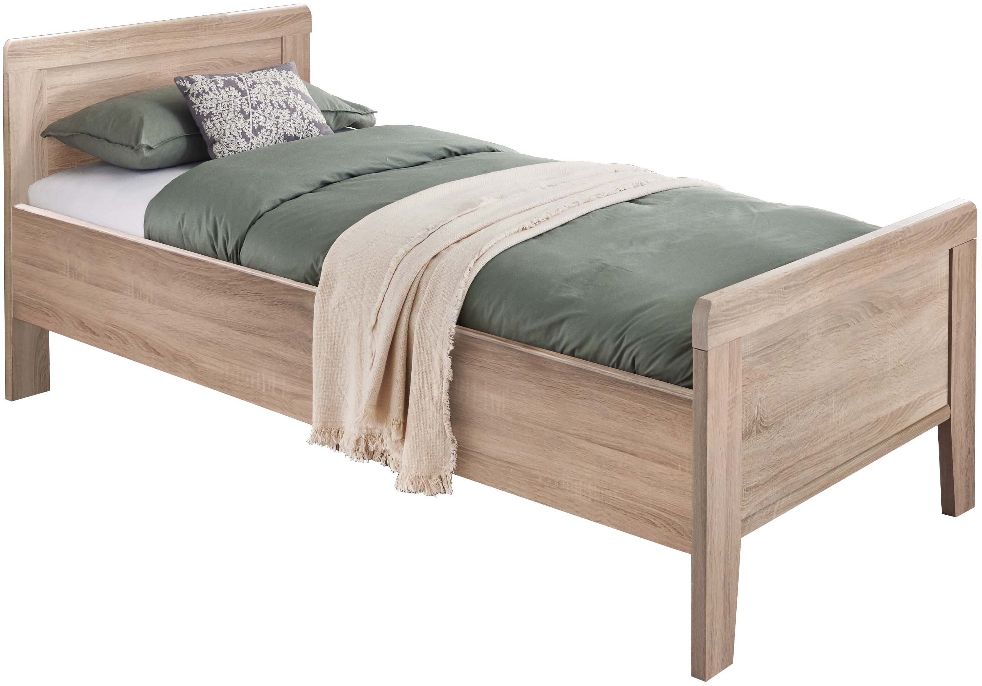 WIEMANN Houten bed Bern viervoudig verstelbare lighoogte bedden beige