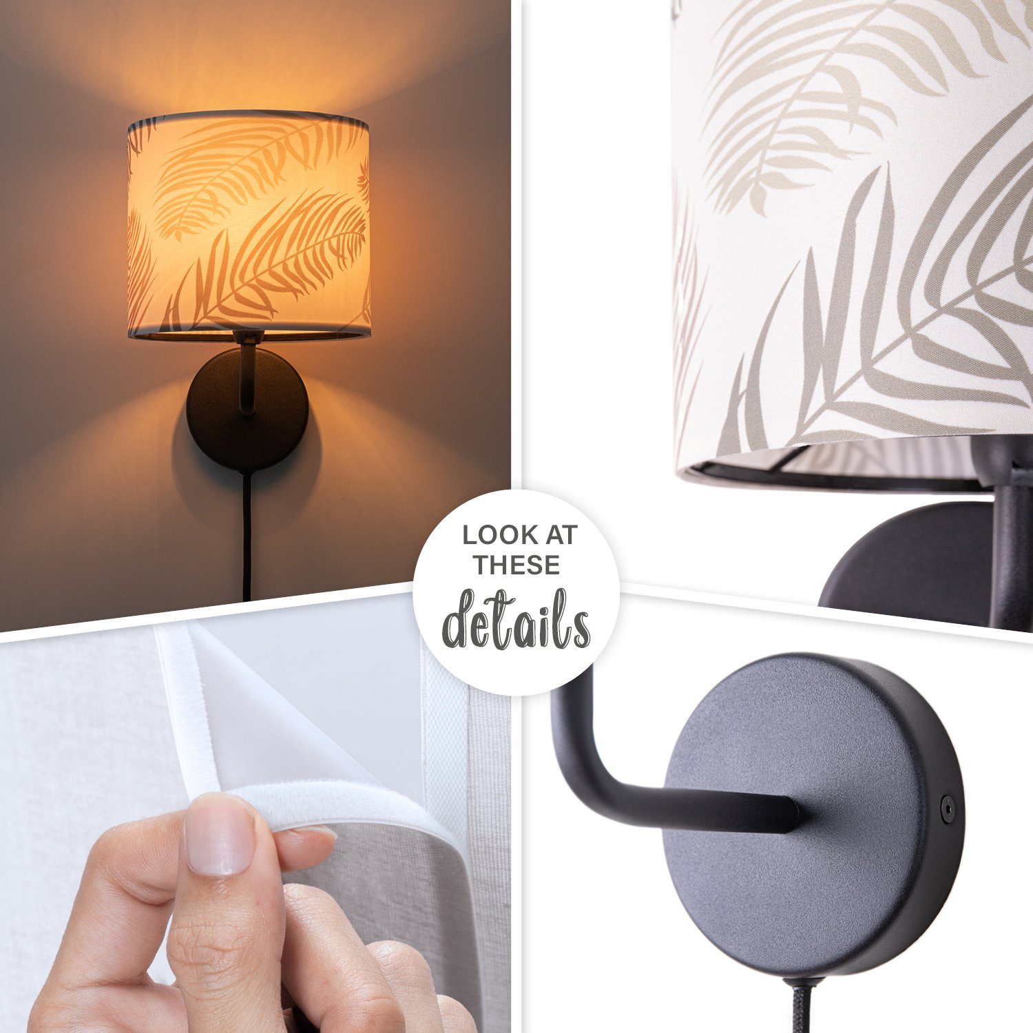 Paco Home Wandlamp Luca Wandlamp nachtlamp kinderen decoratie woonkamer lampen binnen jungle