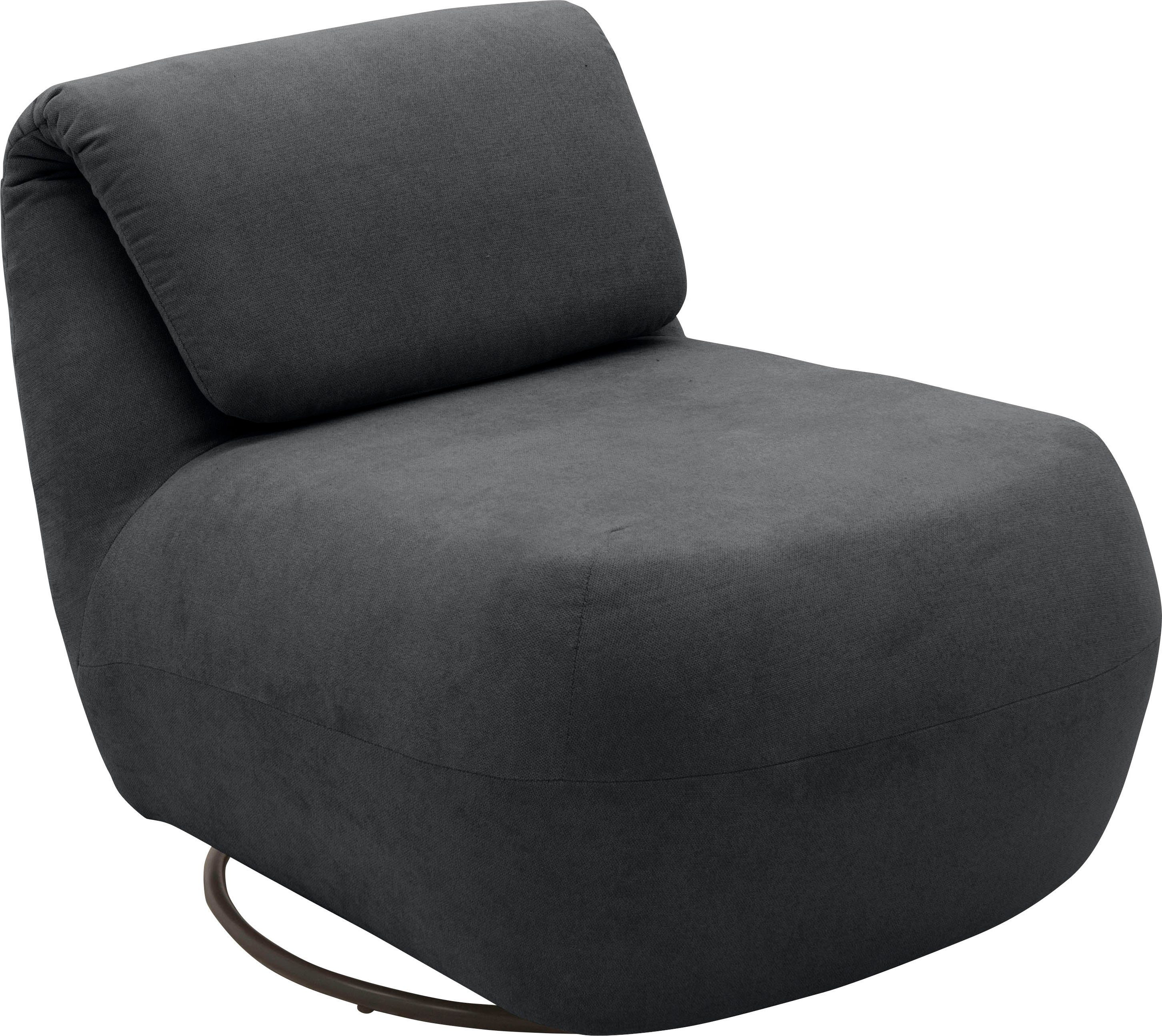 andas Relaxfauteuil Emberson stoel, rugleuning opklapbaar, draaistoel Verstelbare rugleuning, draaifunctie, naar keuze ook Swivel (wip) functie