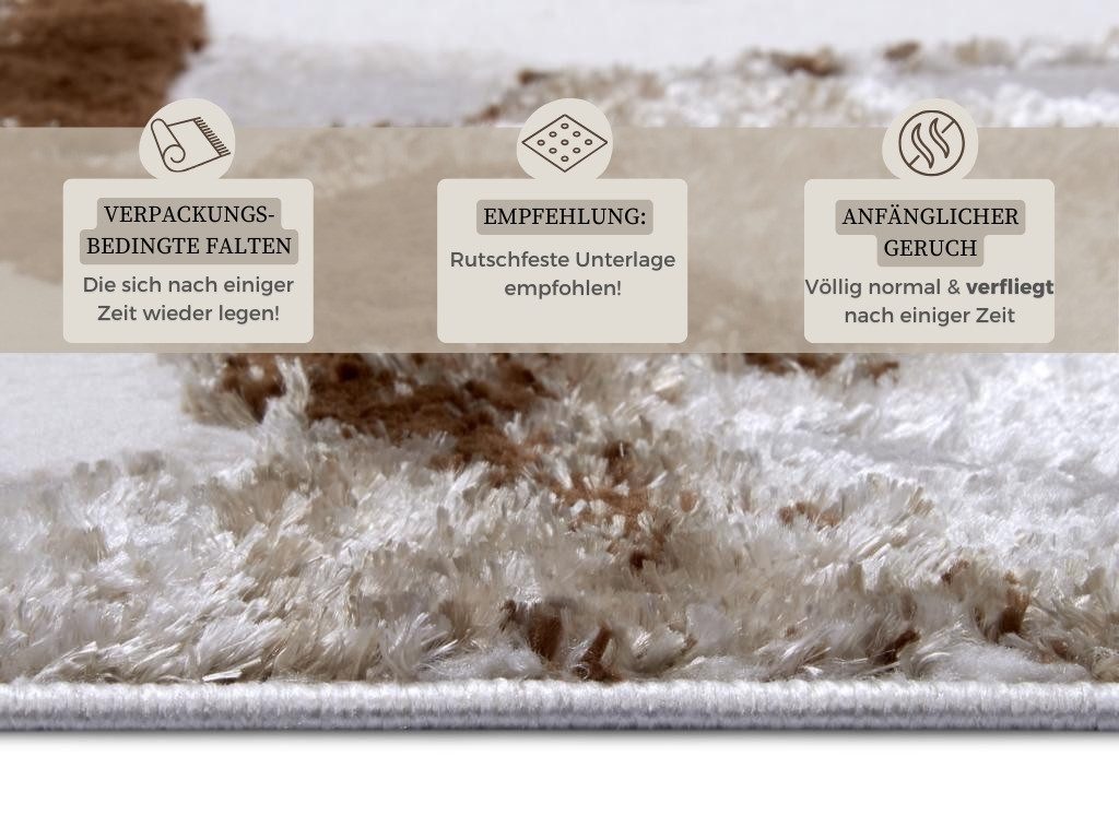 HANSE Home Vloerkleed Floral slijtvast, onderhoudsvriendelijk, robuust, glanzend